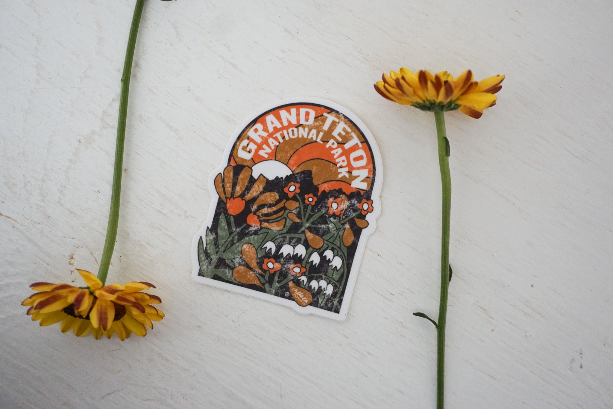 Vintage GRAND TETON Sticker image 2