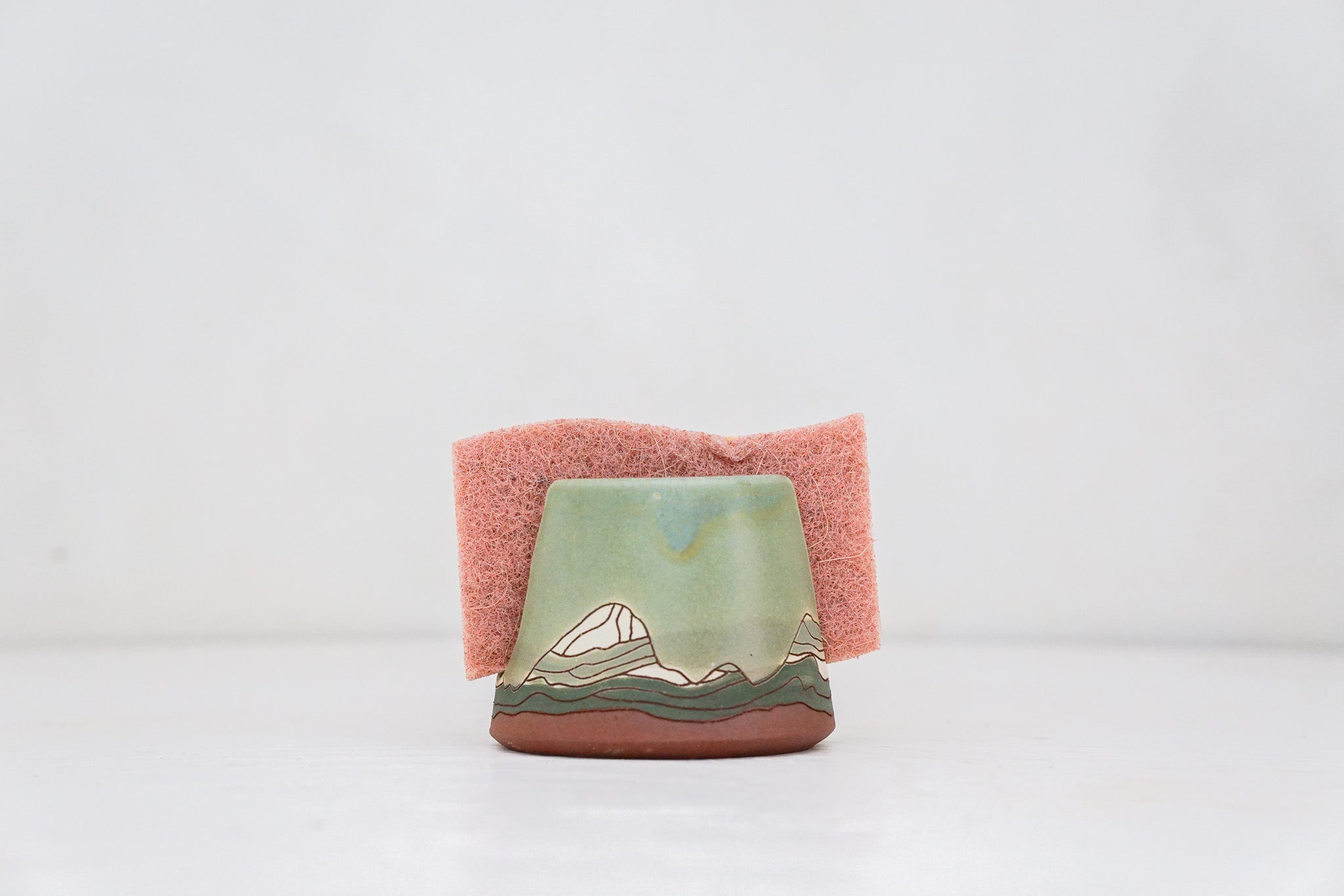 E Teton Sponge Holder in Sage