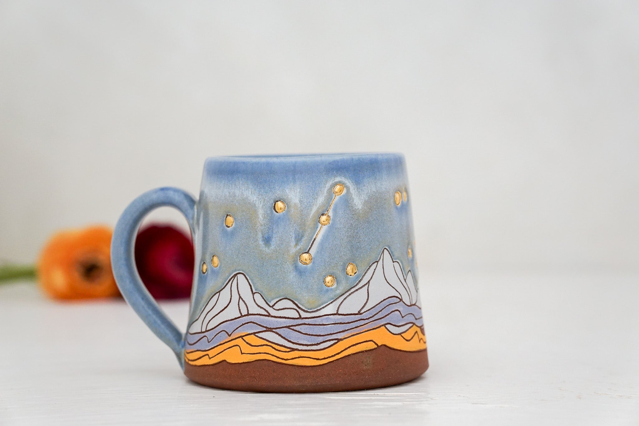 Crescent Moon camp trip GOLD mug