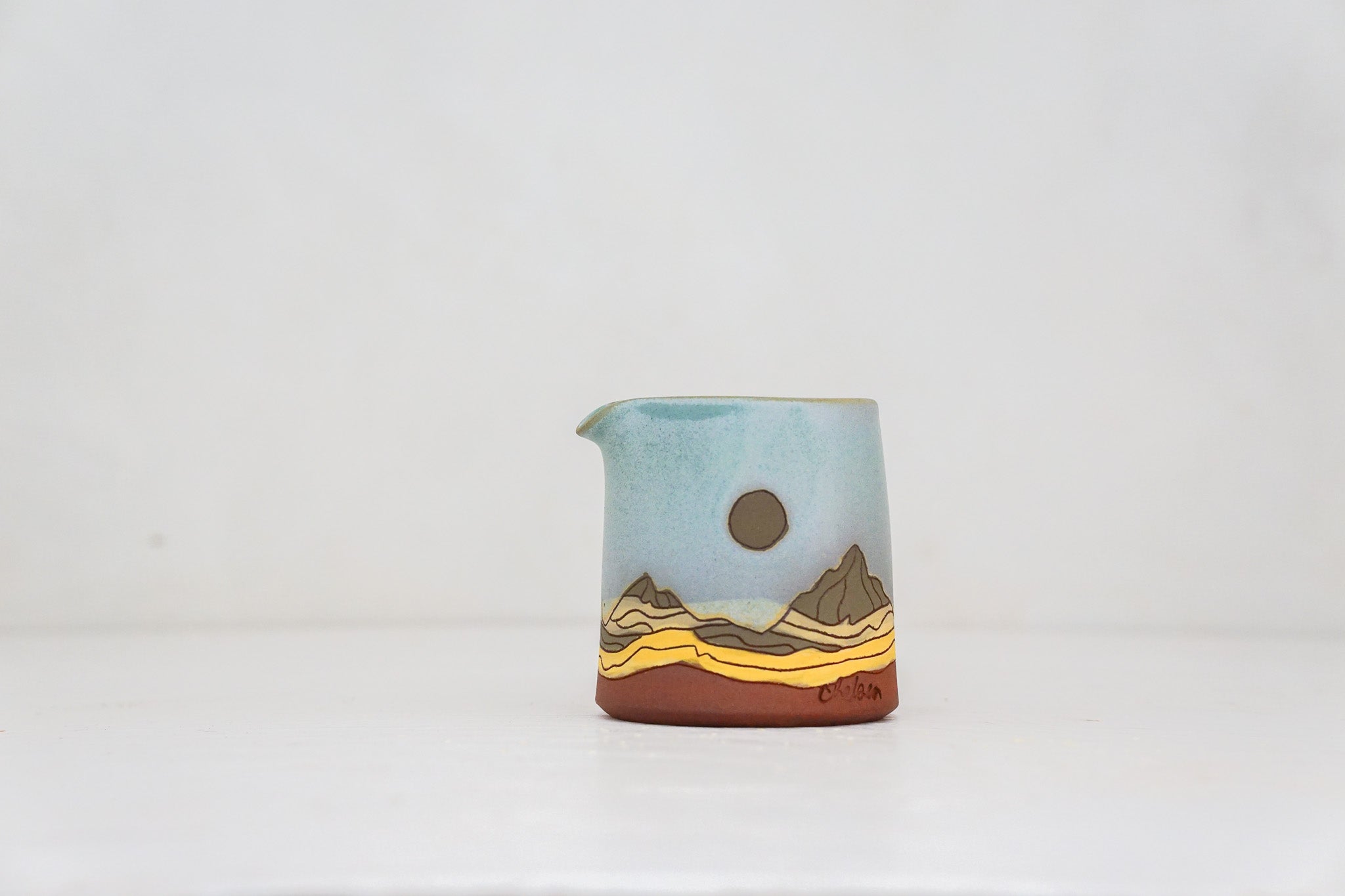 Mountain Pitcher Green in Lake