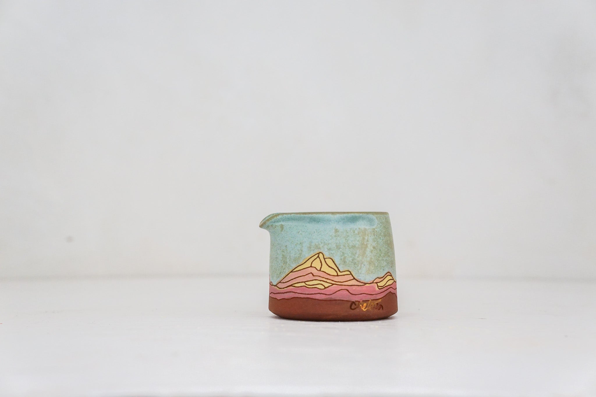 Mountain House Pitcher in Lake