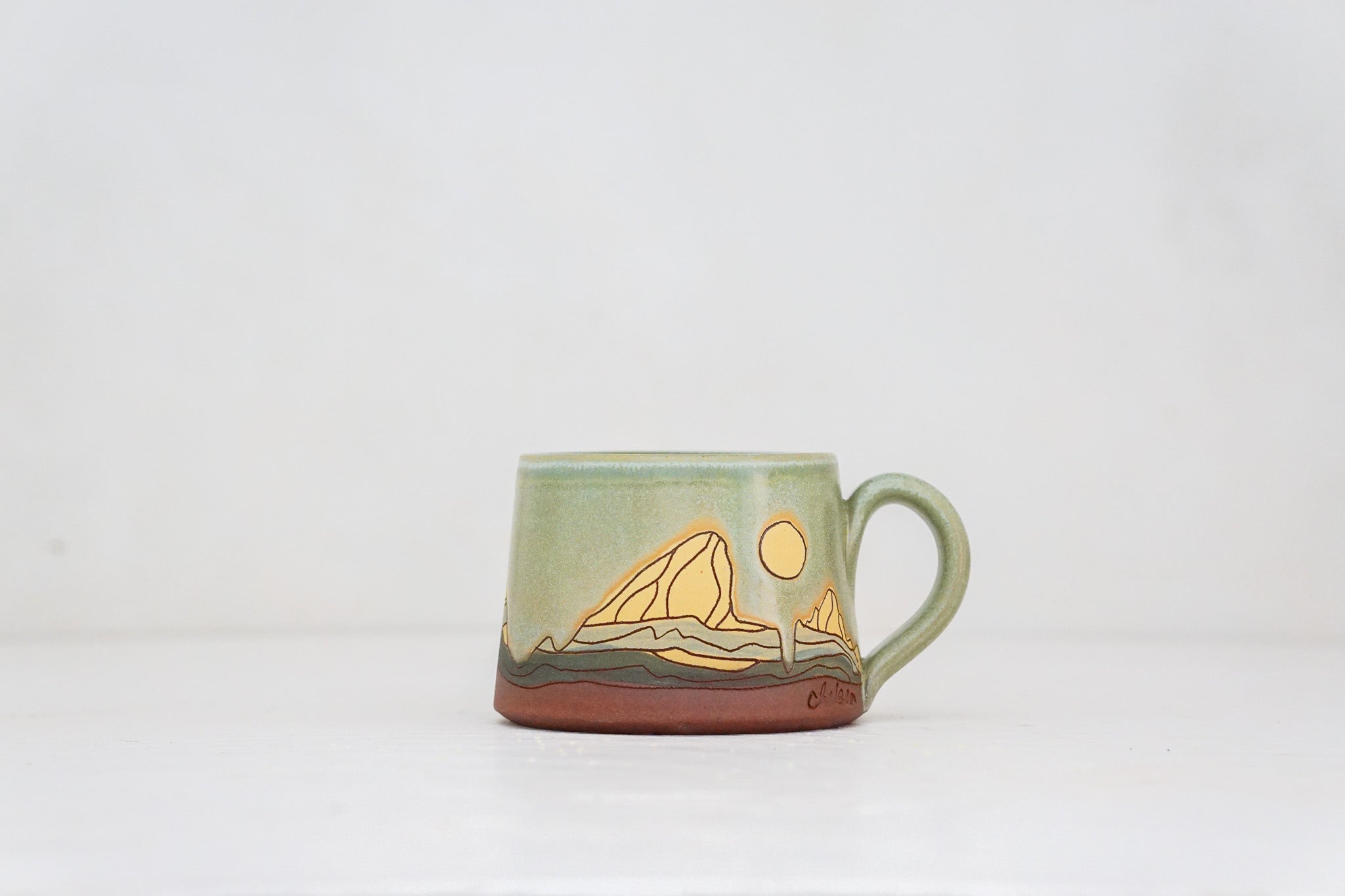 E Teton moon mug shortie in Sage