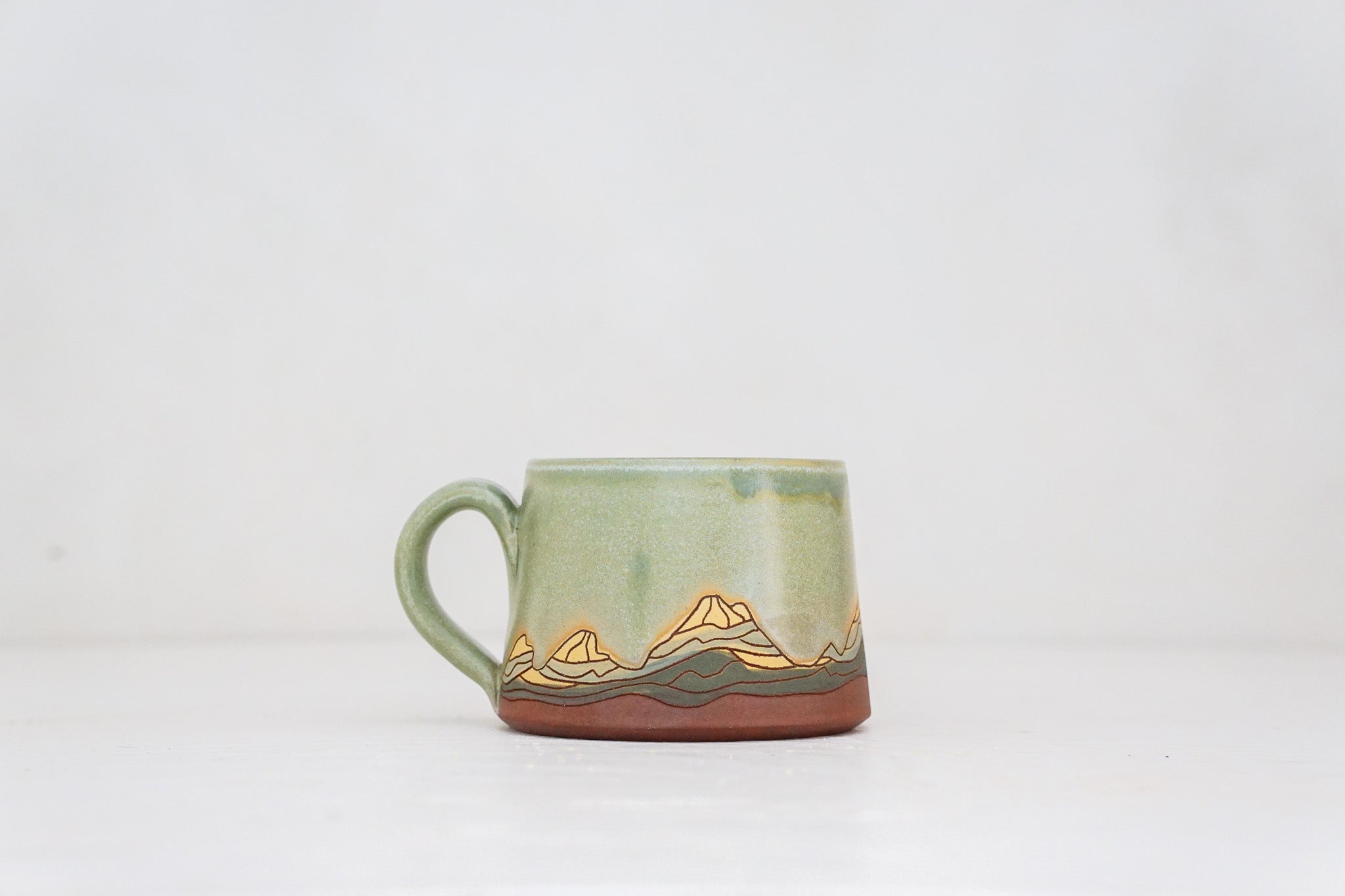 E Teton moon mug shortie in Sage