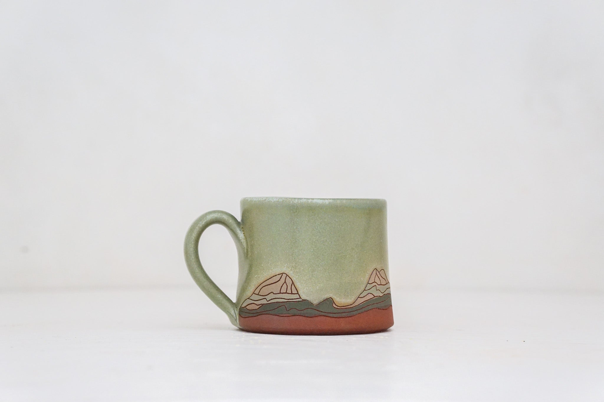 W Teton mug shortie in Sage