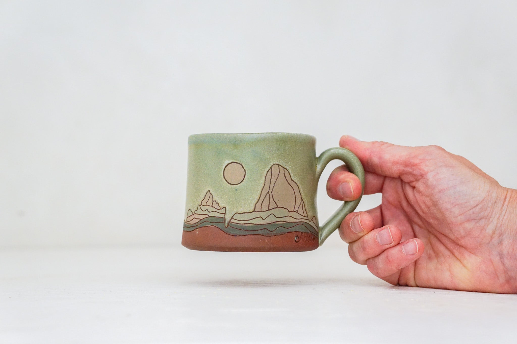 W Teton mug shortie in Sage