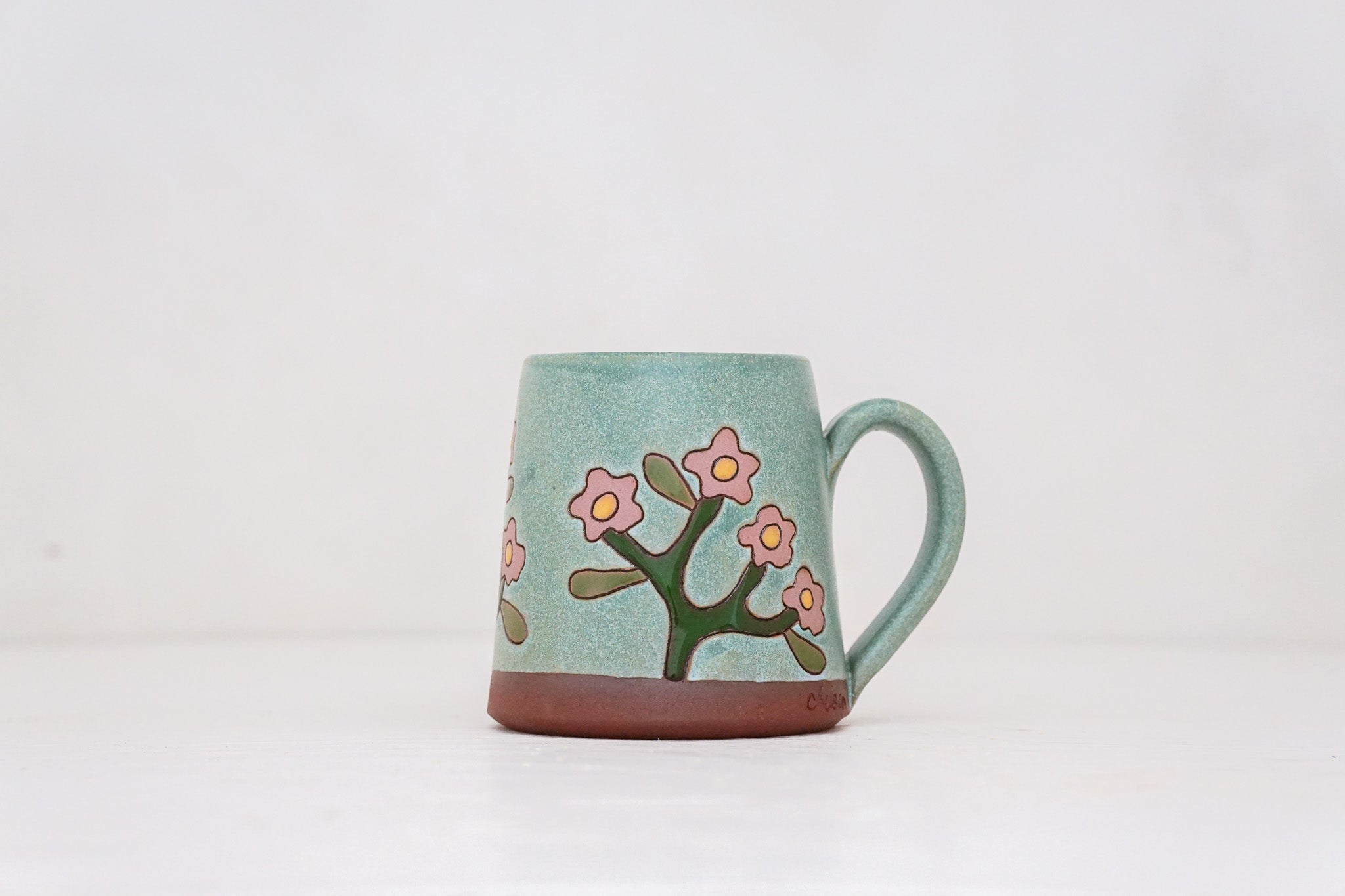 Forget-me-not mug in Lake
