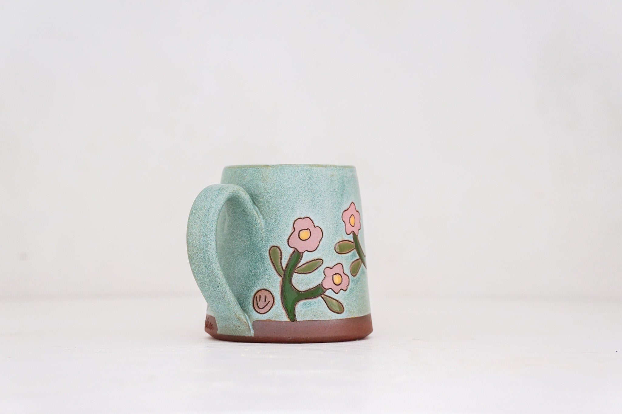 Forget-me-not mug in Lake