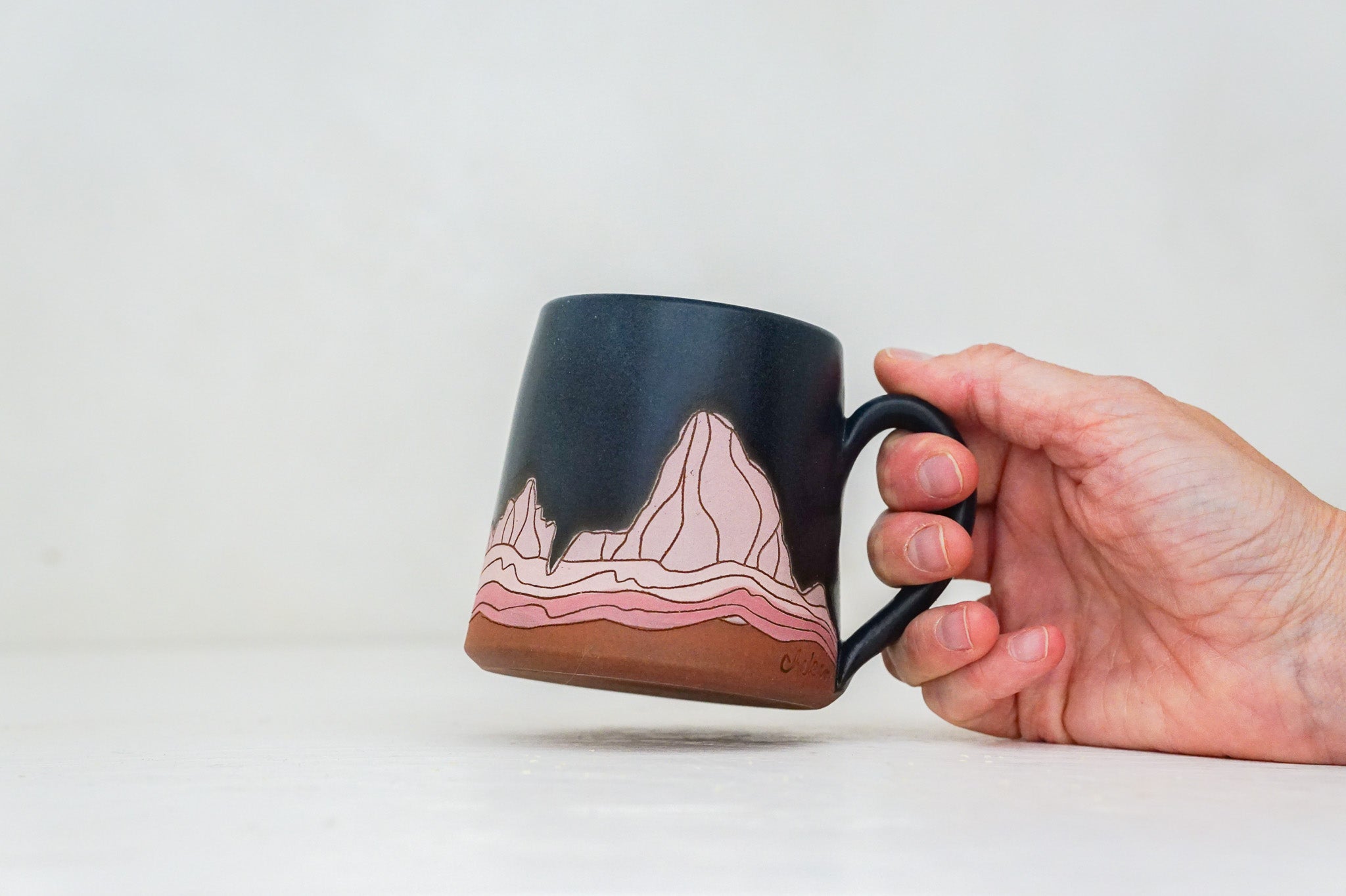 W Teton mug in Darby