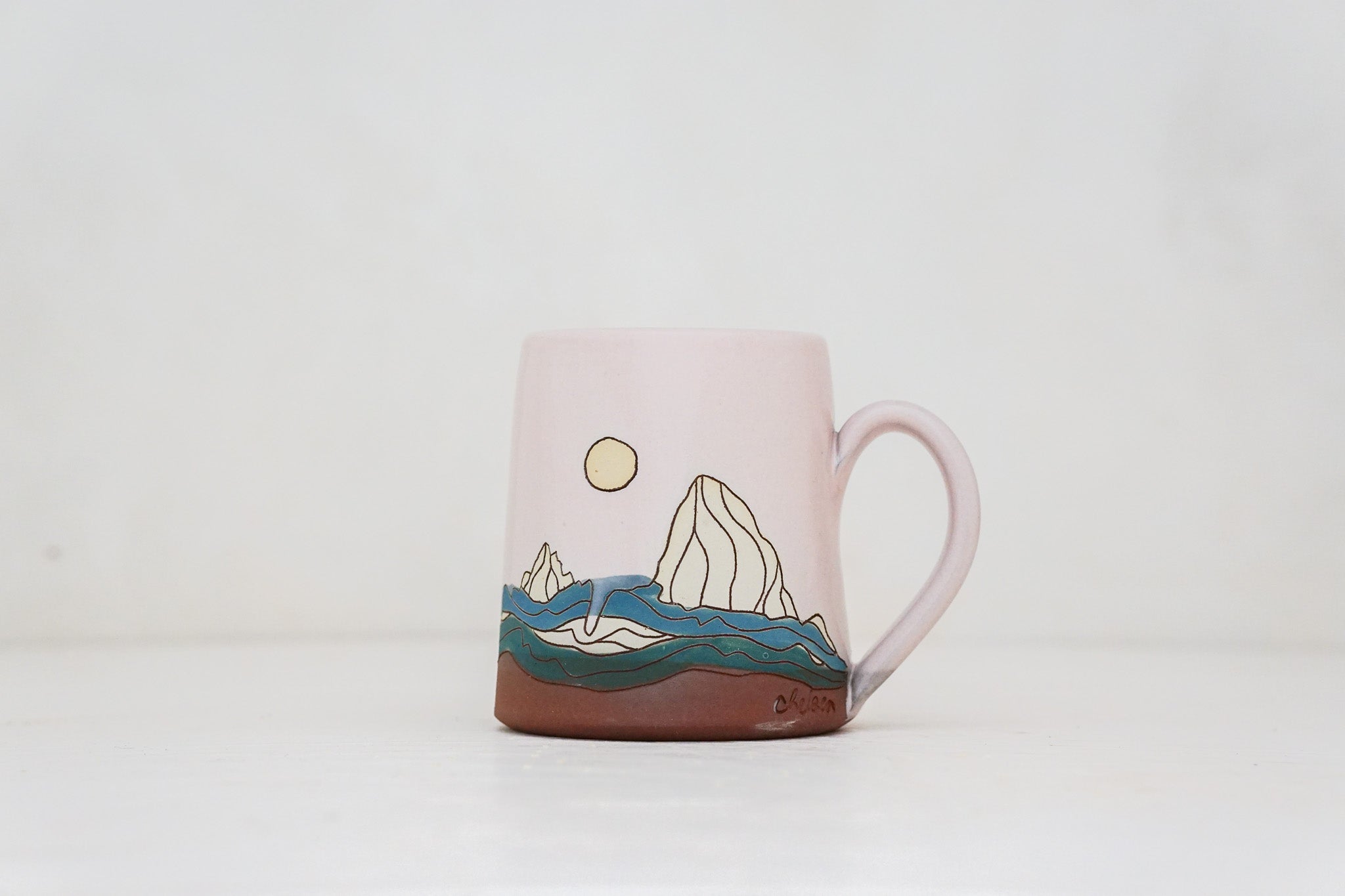 W Teton mug in Pink