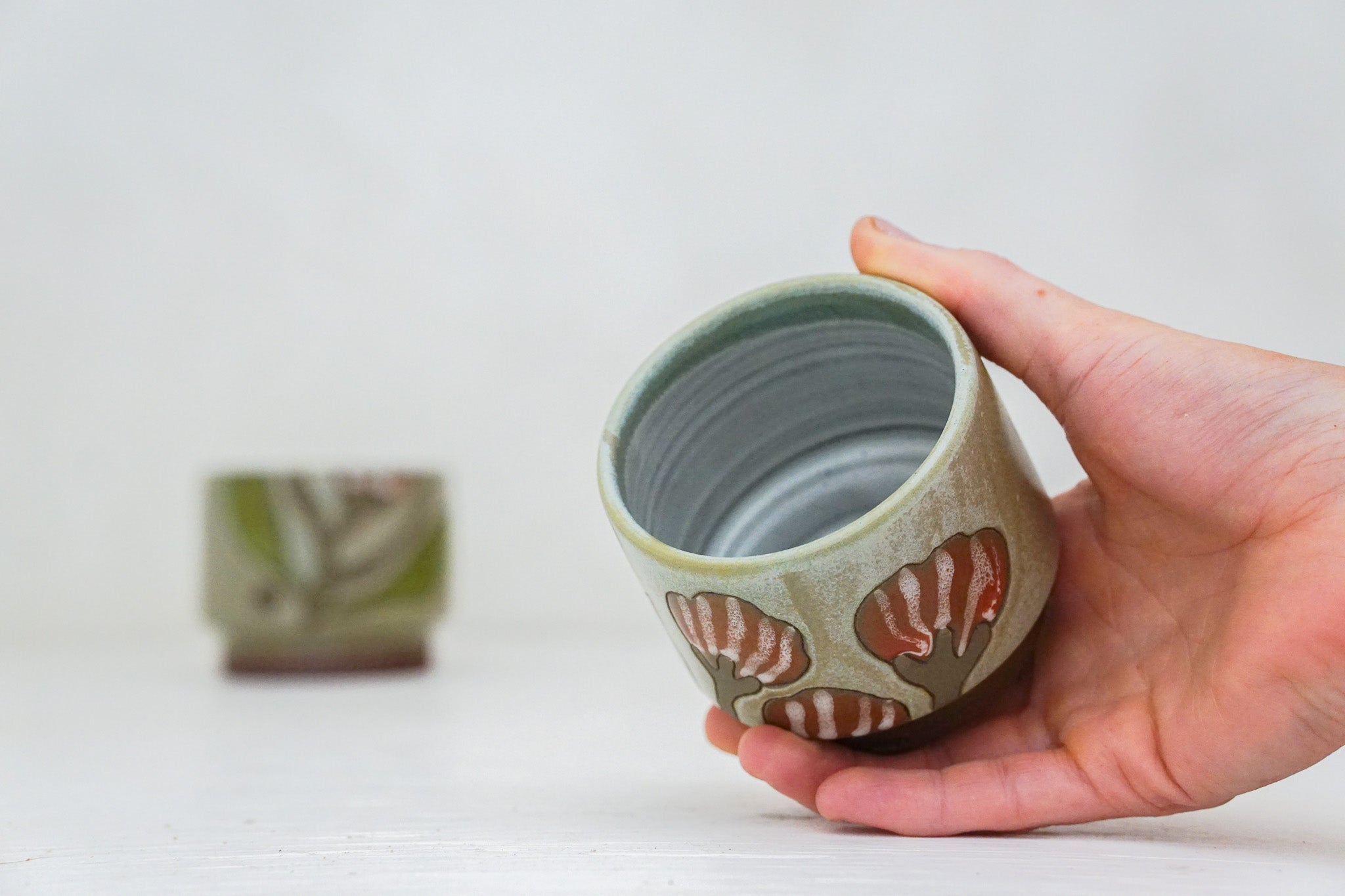 Flower POWer double stack in Sage