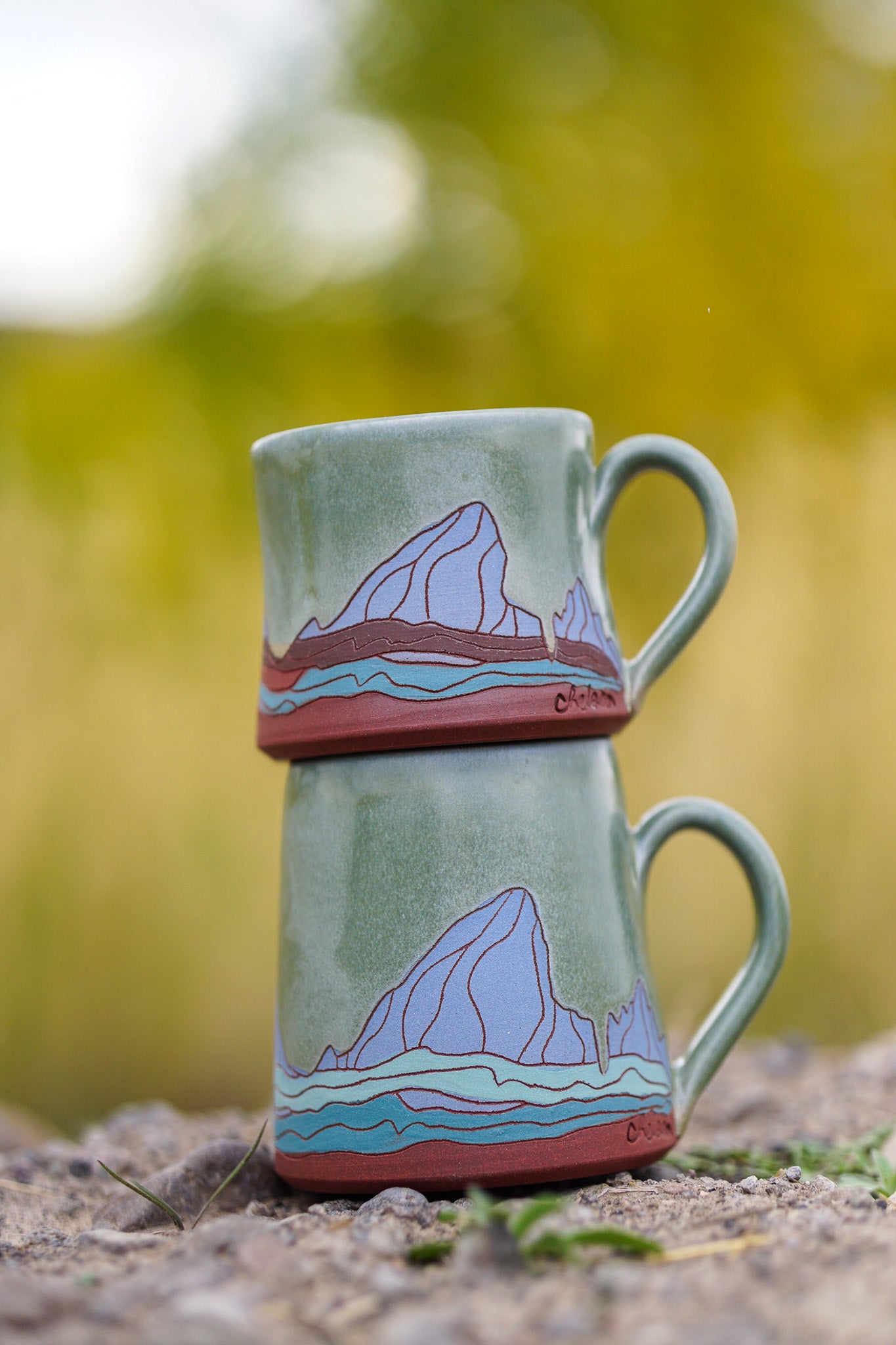E Teton Short Mug in Sage