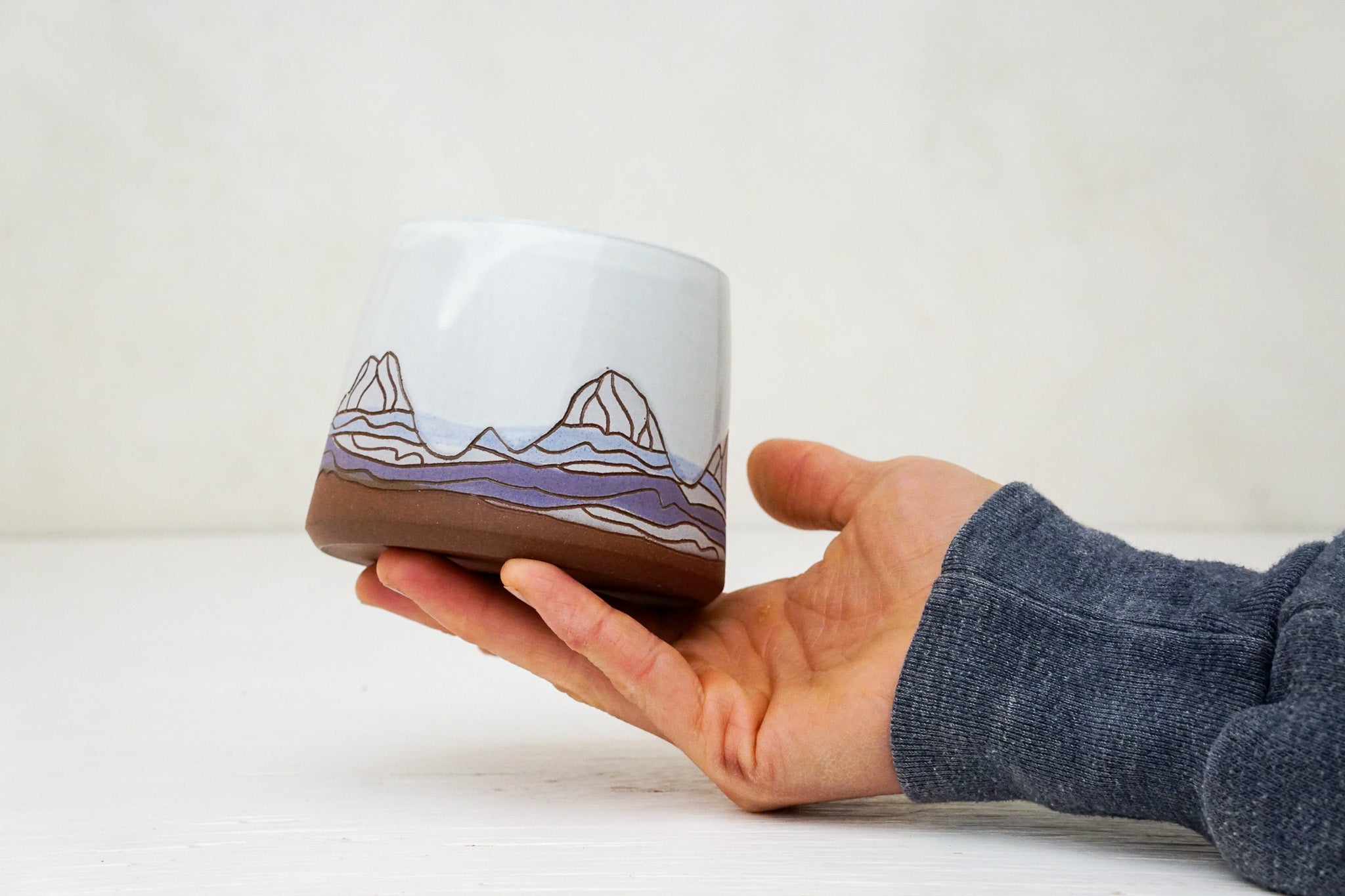 E Teton cup in White