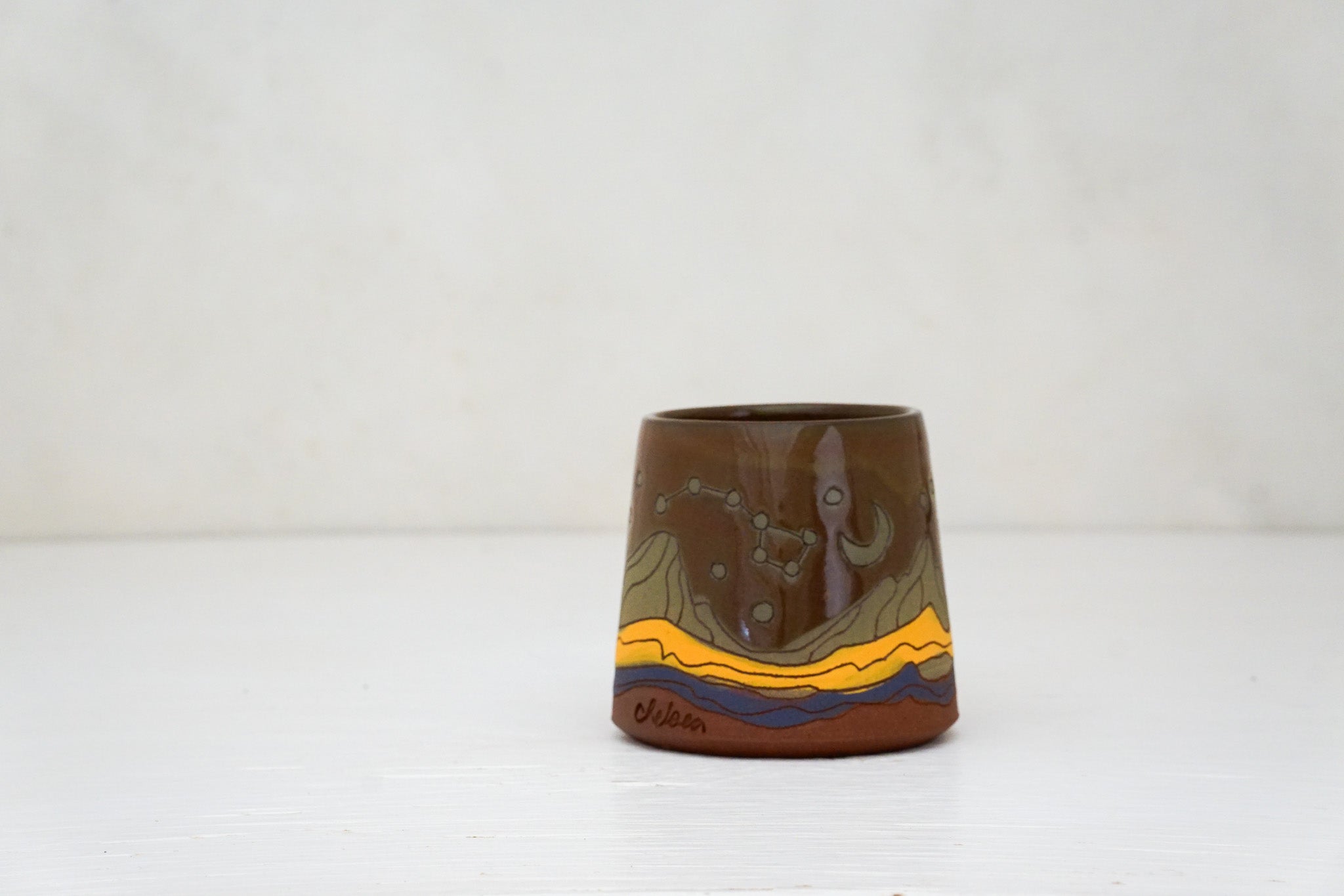 Mtn Dipper cup in Ochre