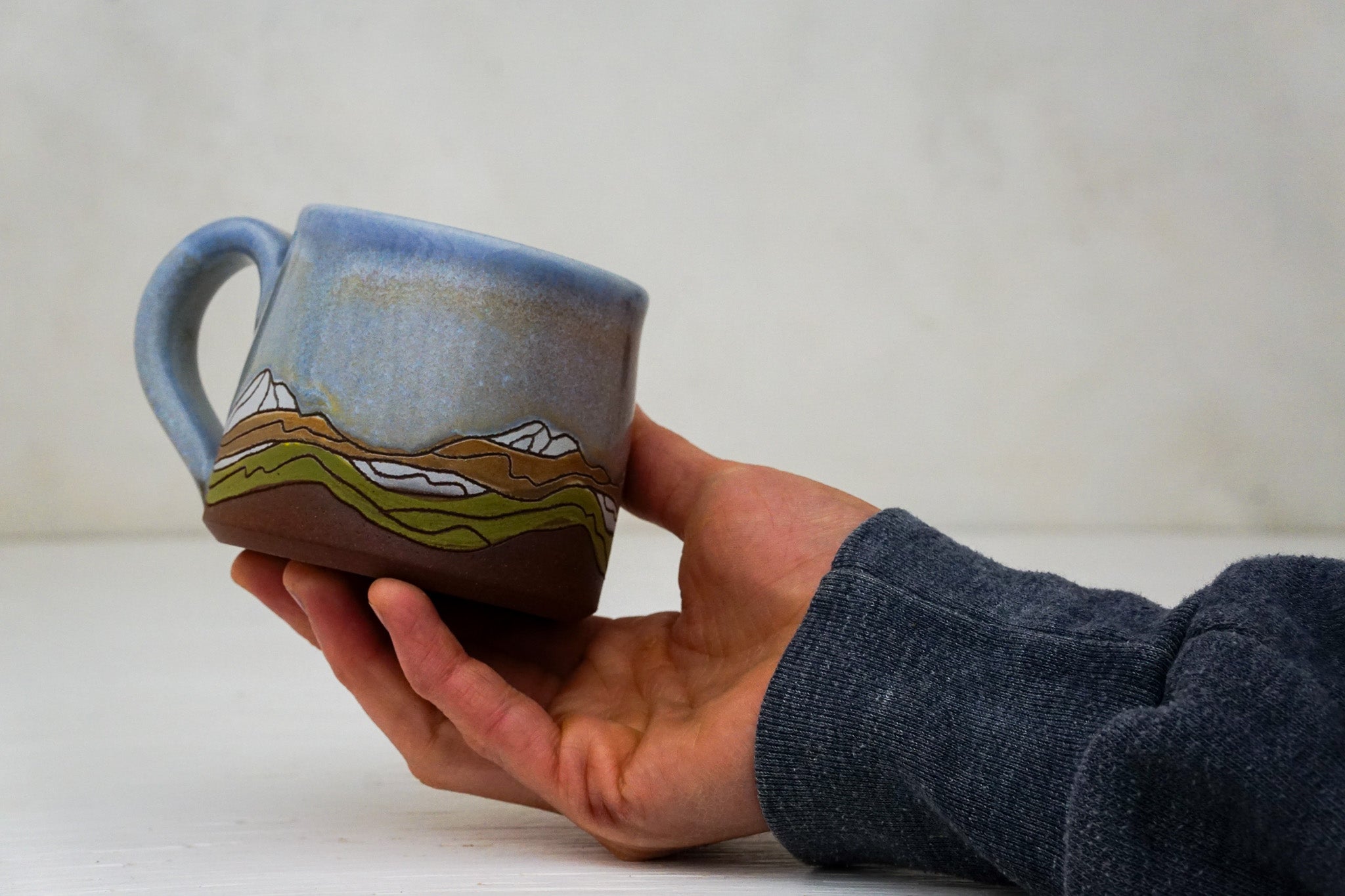 Tent Camping Mini mug in Lavender Magic
