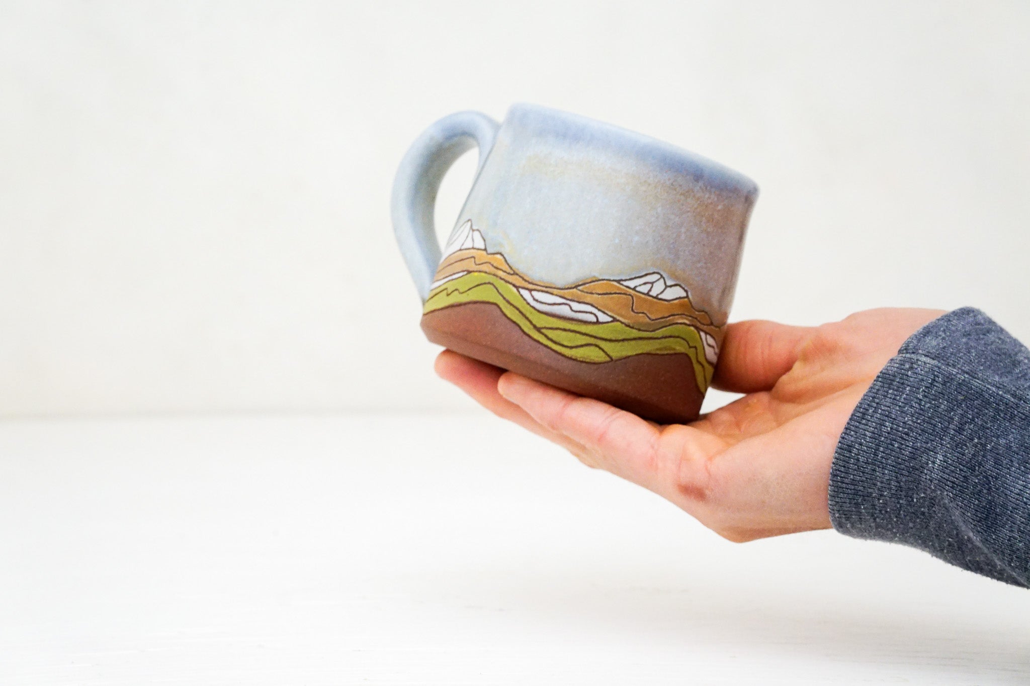 Tent Camping Mini mug in Lavender Magic