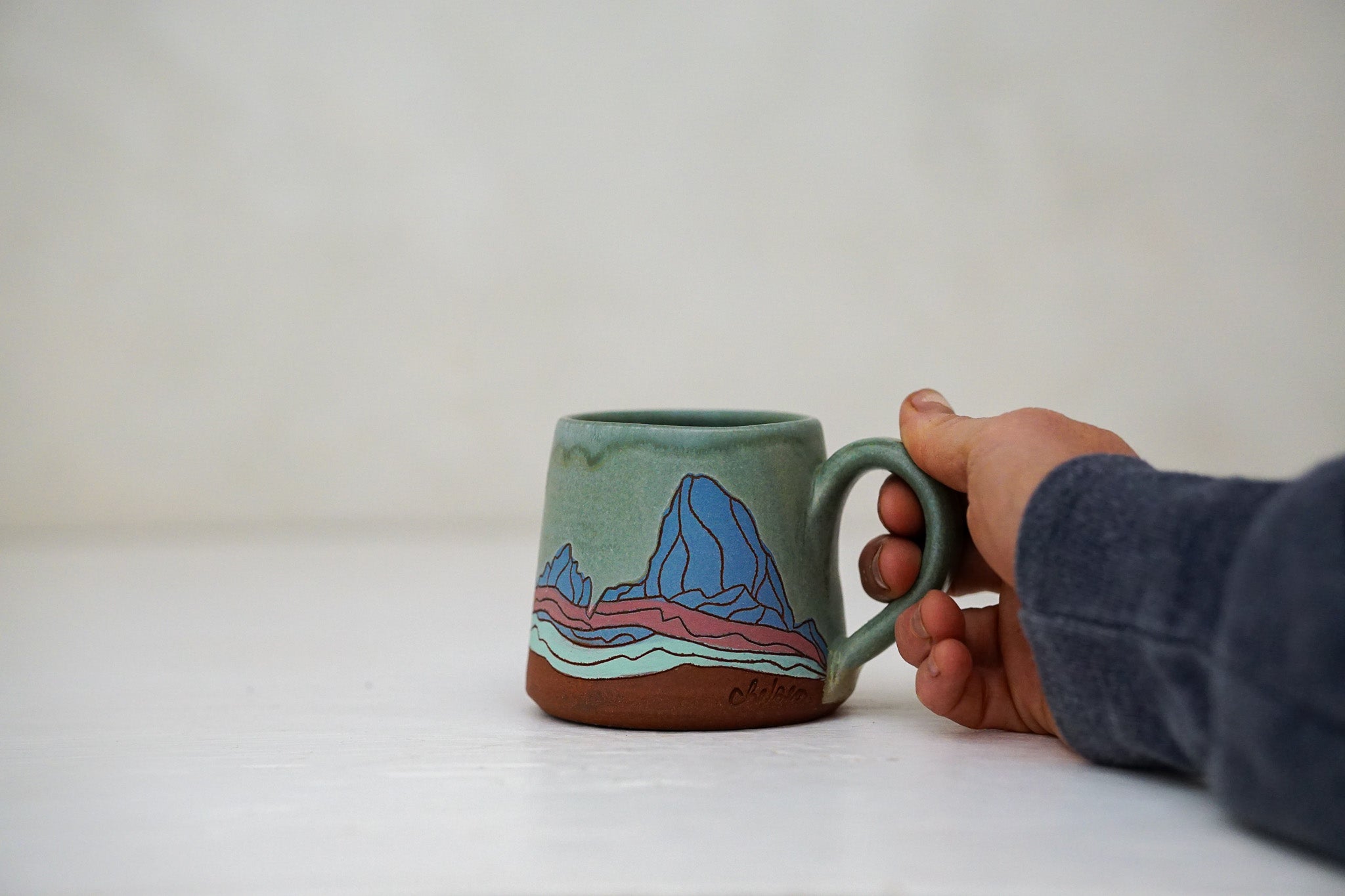 E Teton Mini mug in Sage