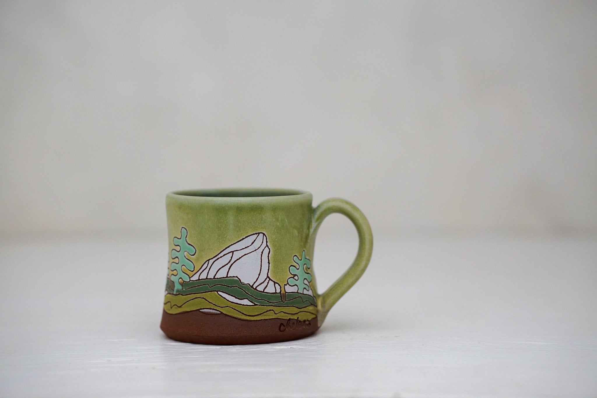E Teton Trees Mini Mug in Sage
