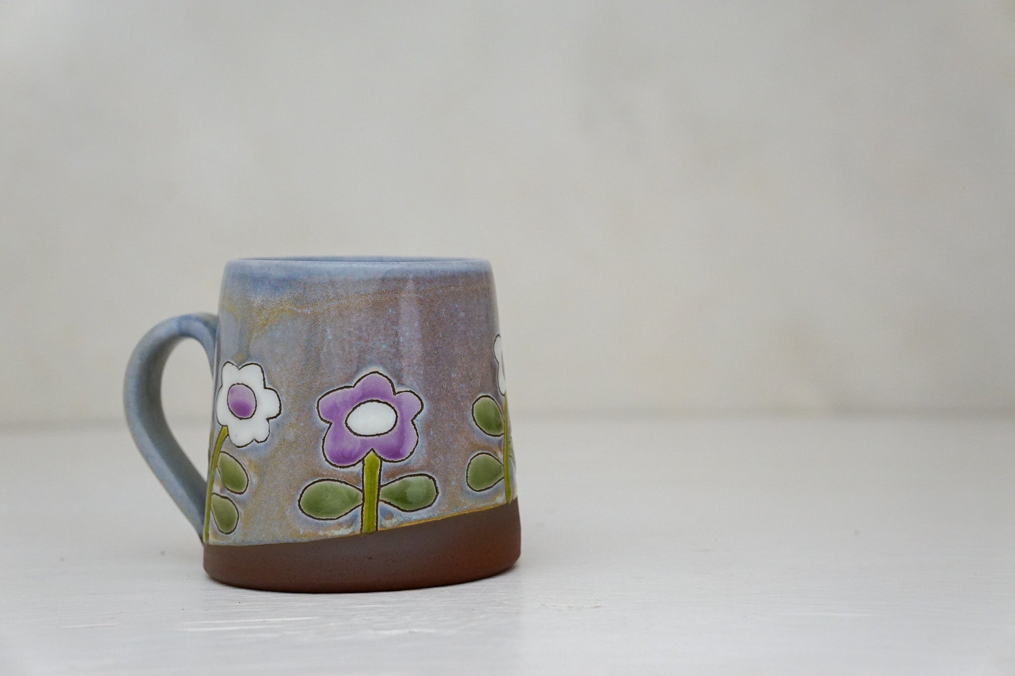 Flowers mug in Lavender Magic