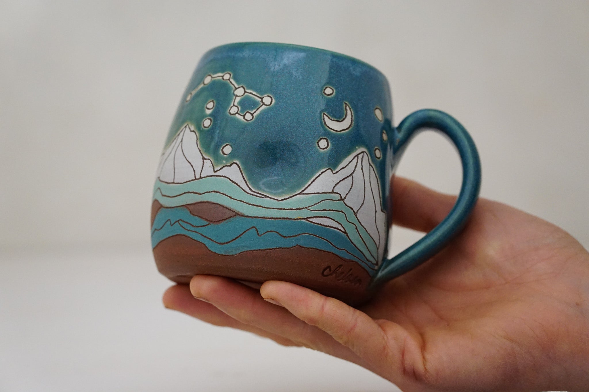 Mtn Dipper Plump mug in Huckleberry