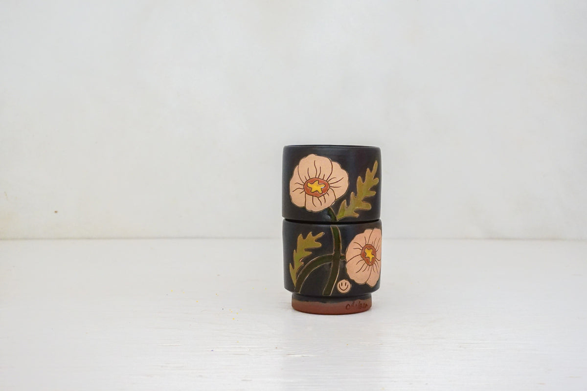 Poppy stacker cups in Darby