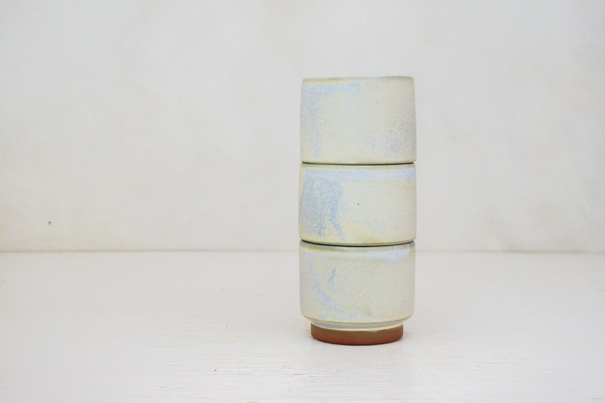 Perfect blueberry / huckleberry cups in Bone
