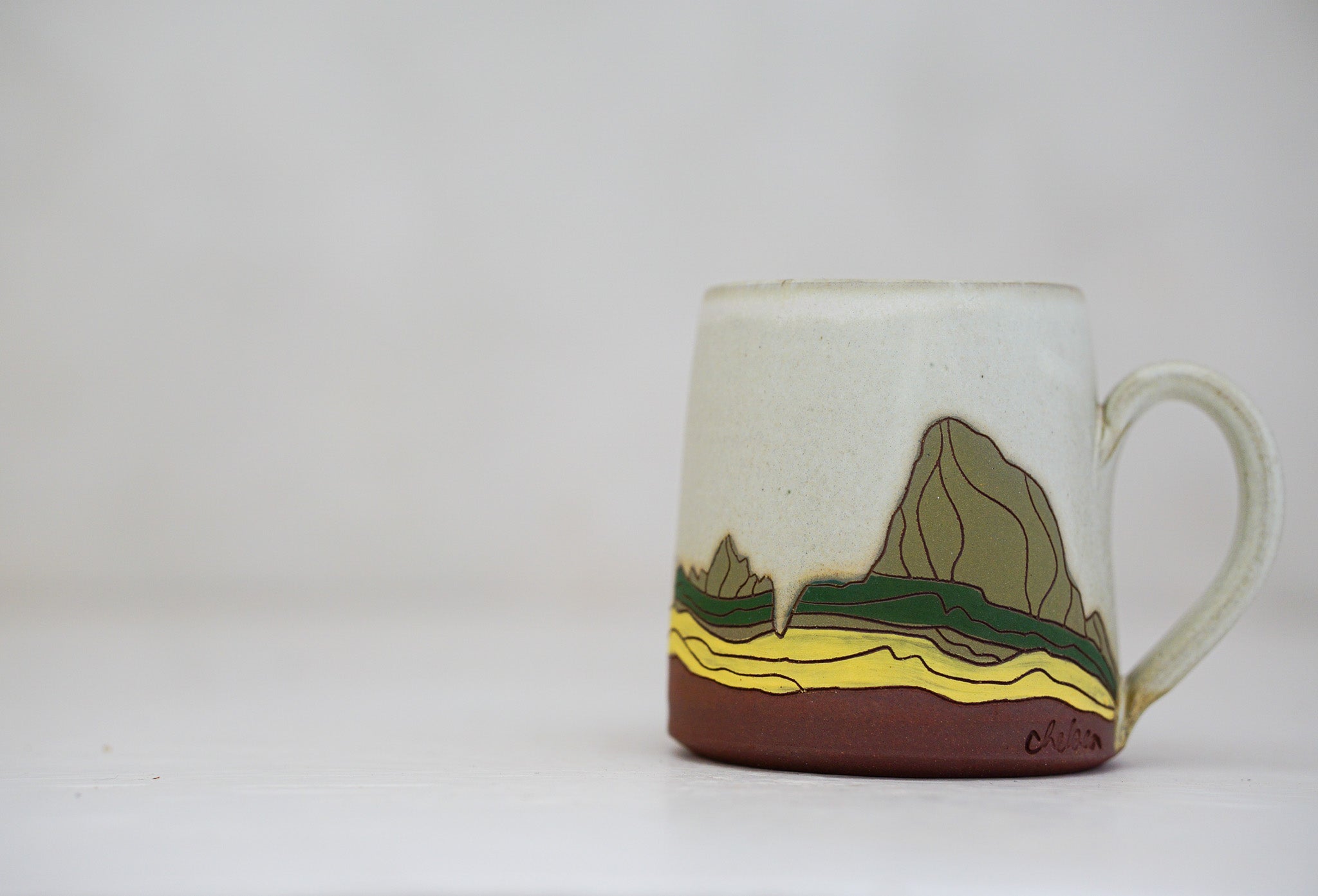 W Teton in Bone green slip