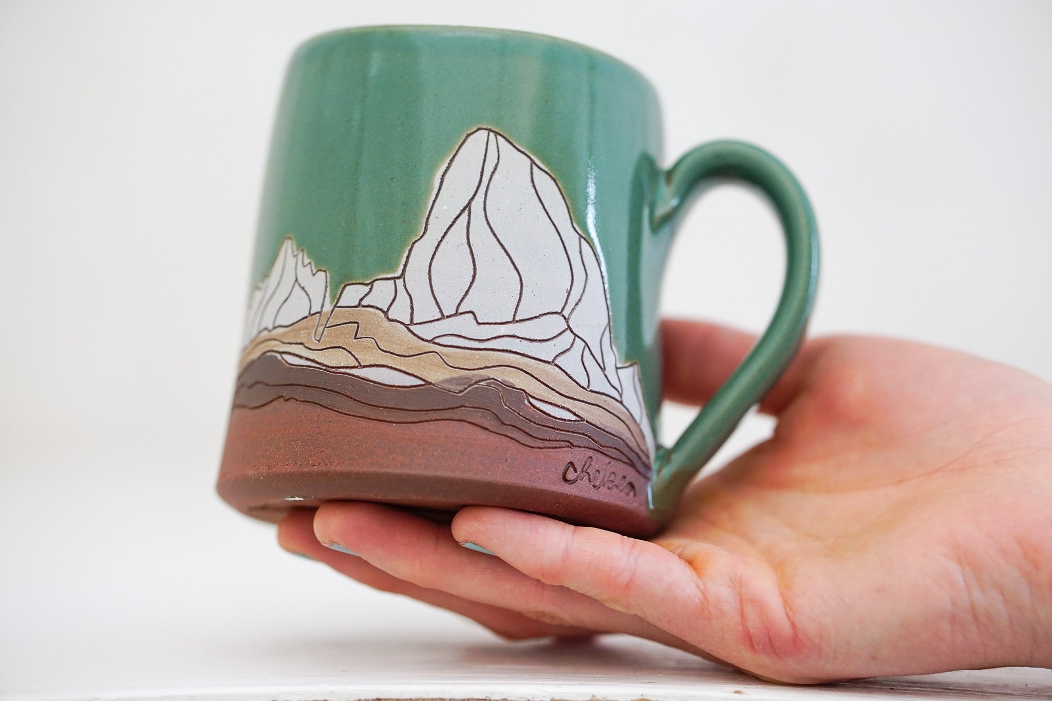 W Teton mug in Kali Forest