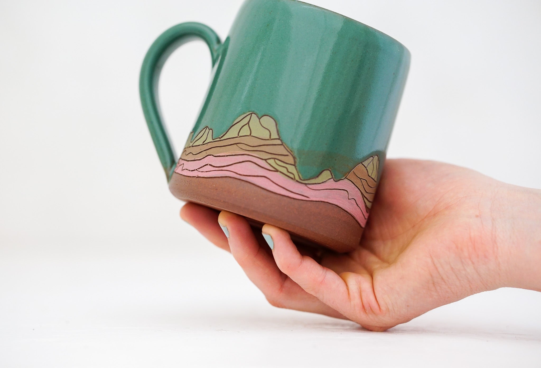 E Teton Girl Ninja Turtle mug