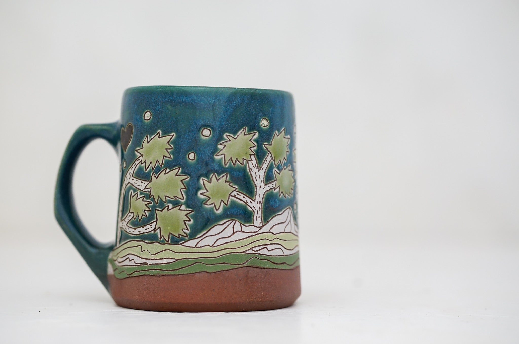 Joshua Tree mug in Huckleberry