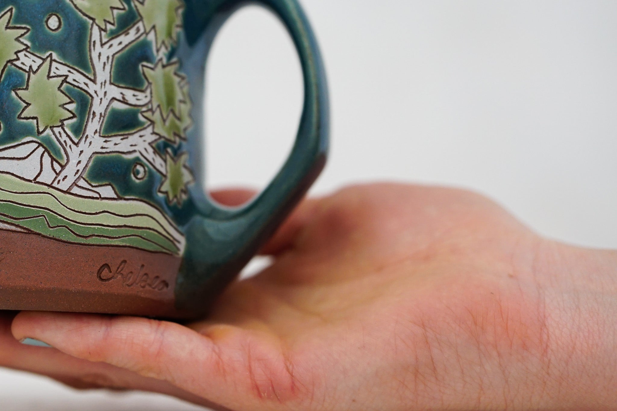 Joshua Tree mug in Huckleberry