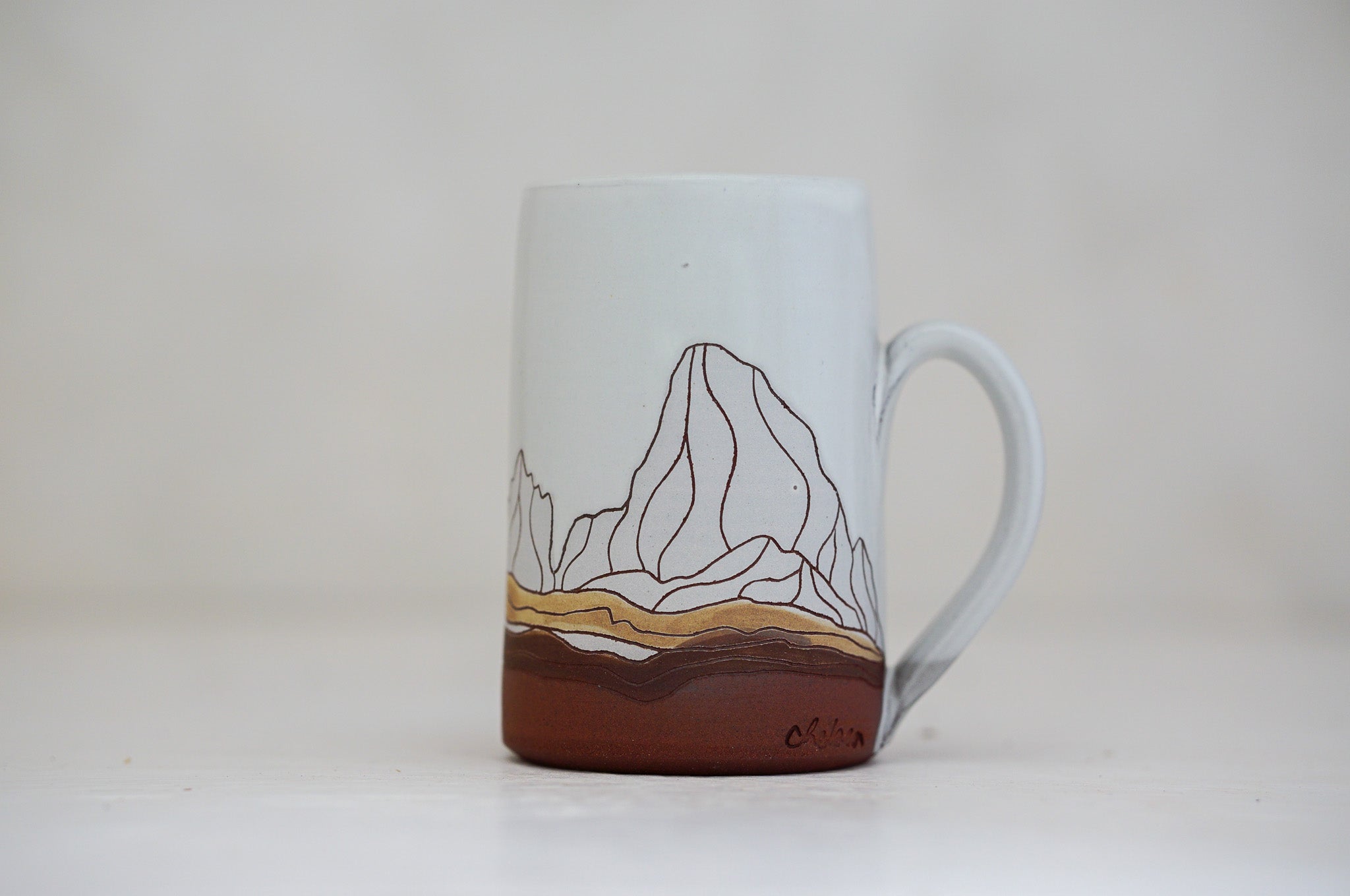 W Teton Tall mug in White
