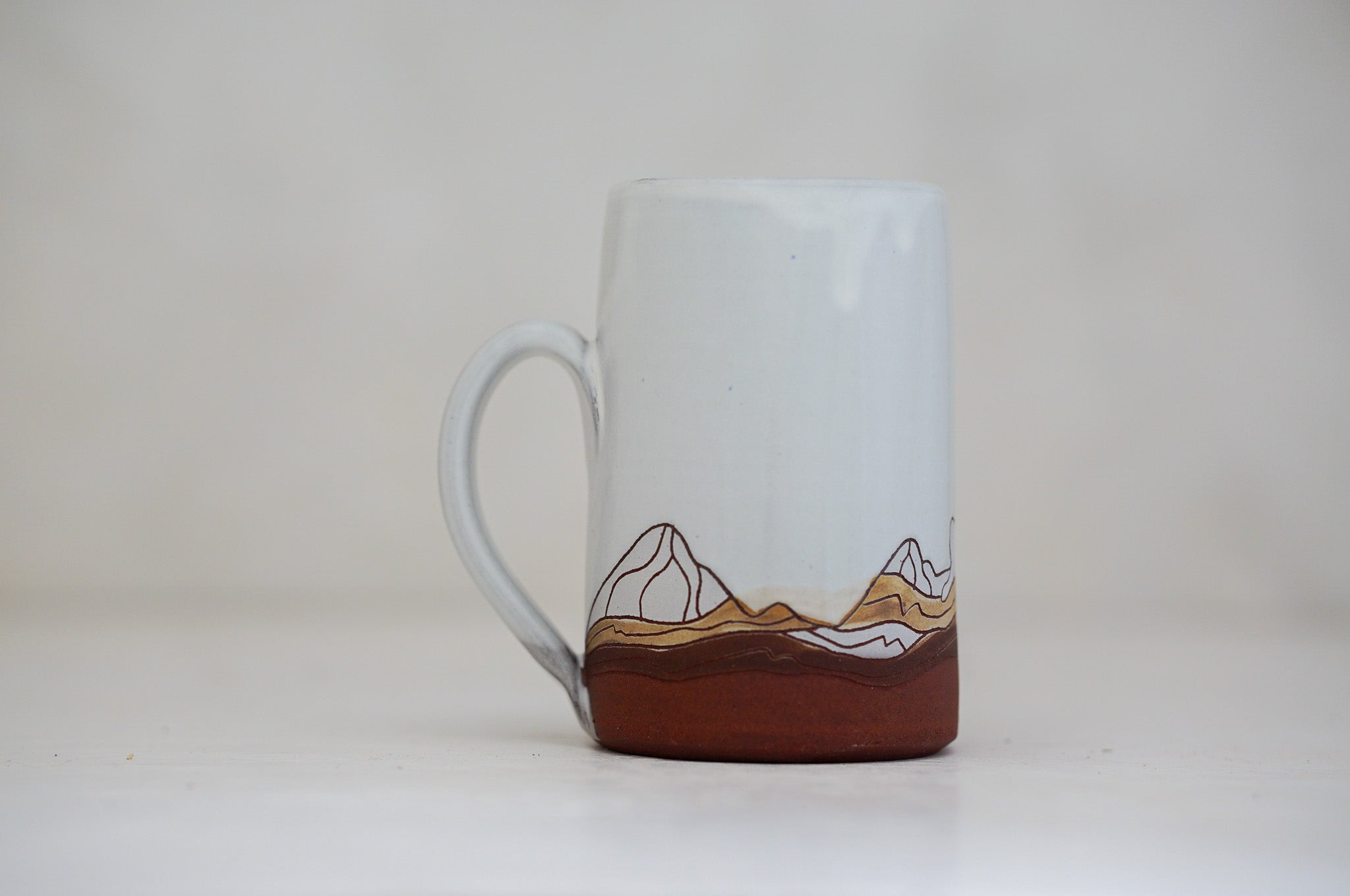 W Teton Tall mug in White