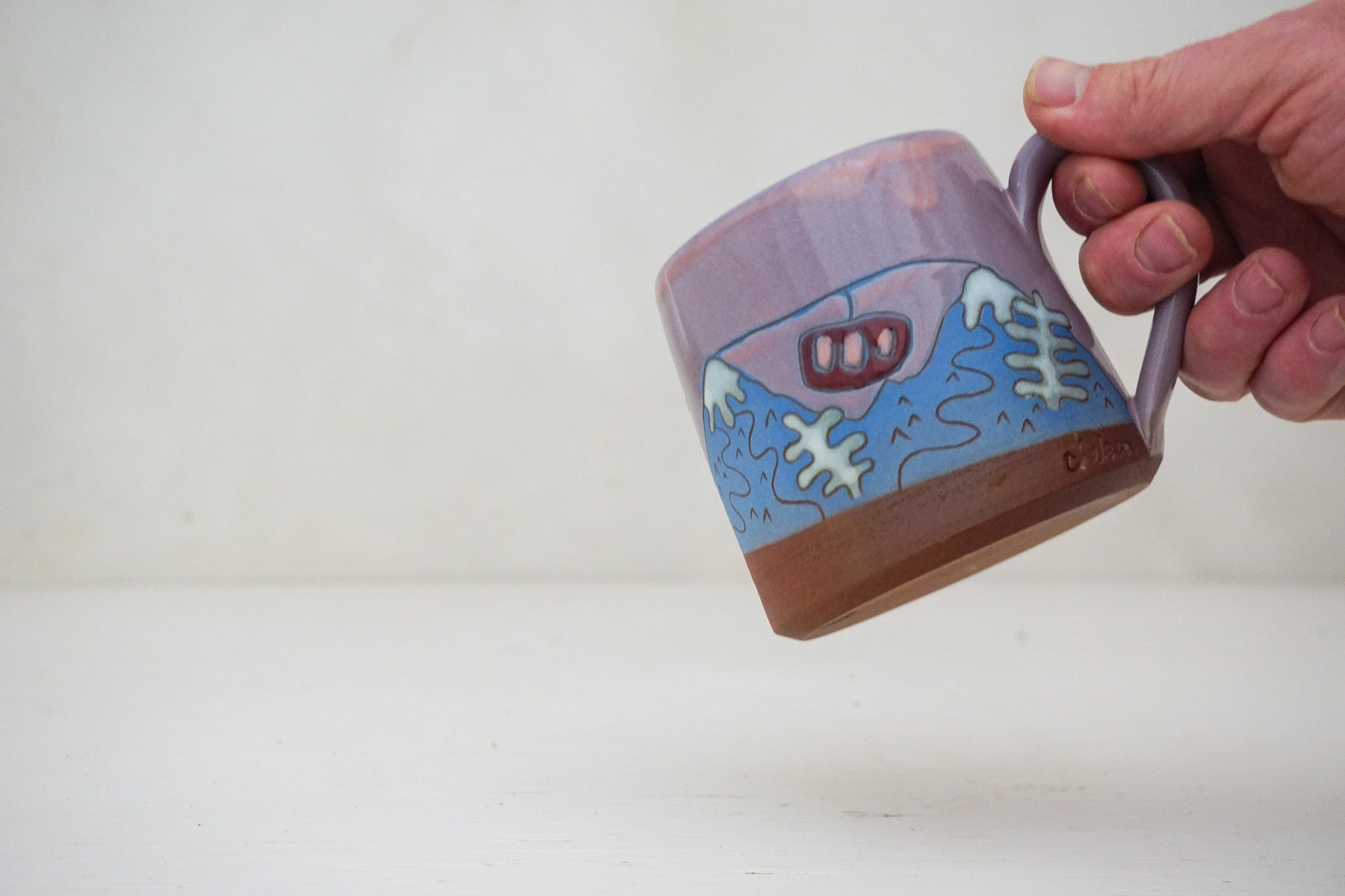 Gondola mug in pink