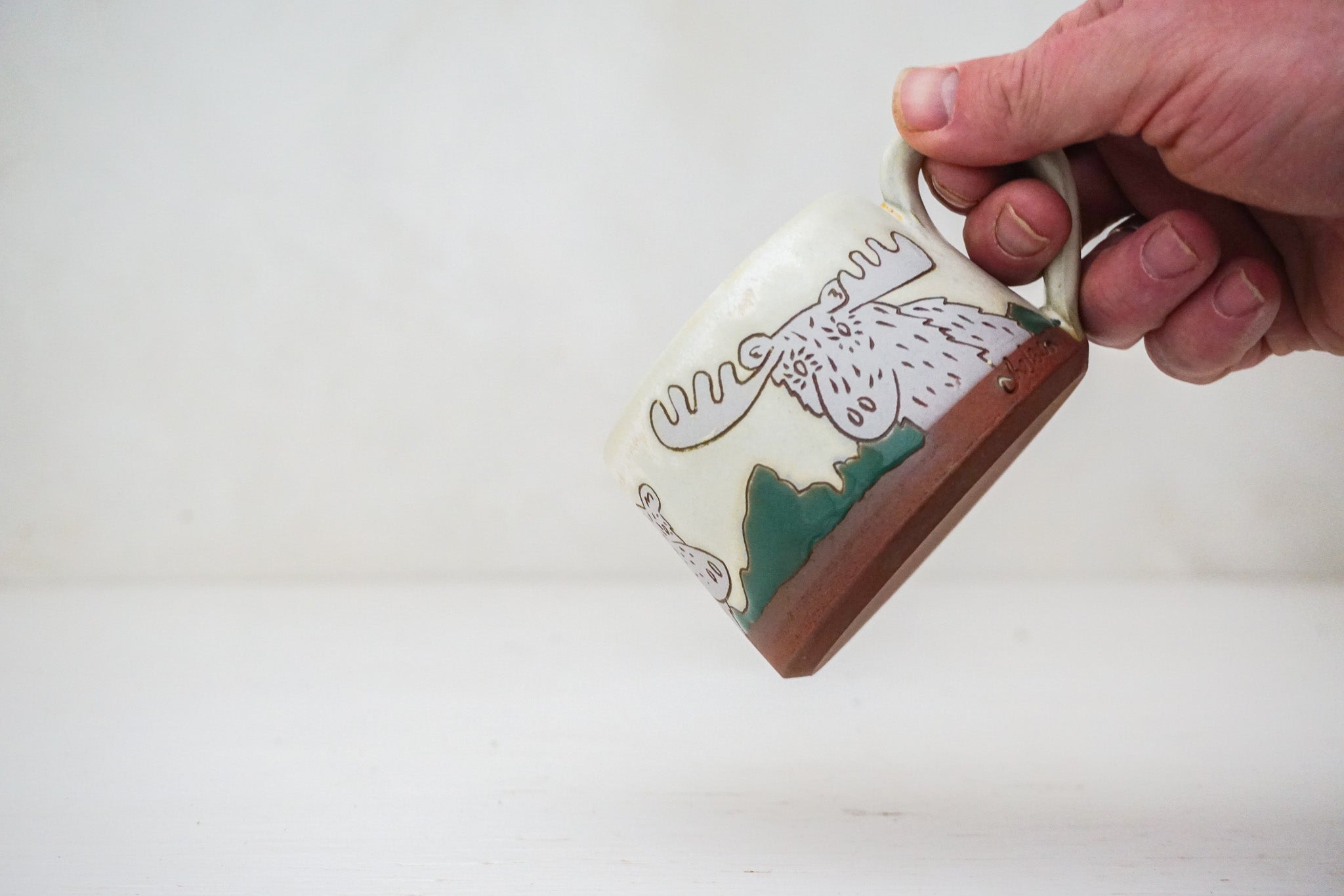 Moose & E Teton Short Mug in Bone