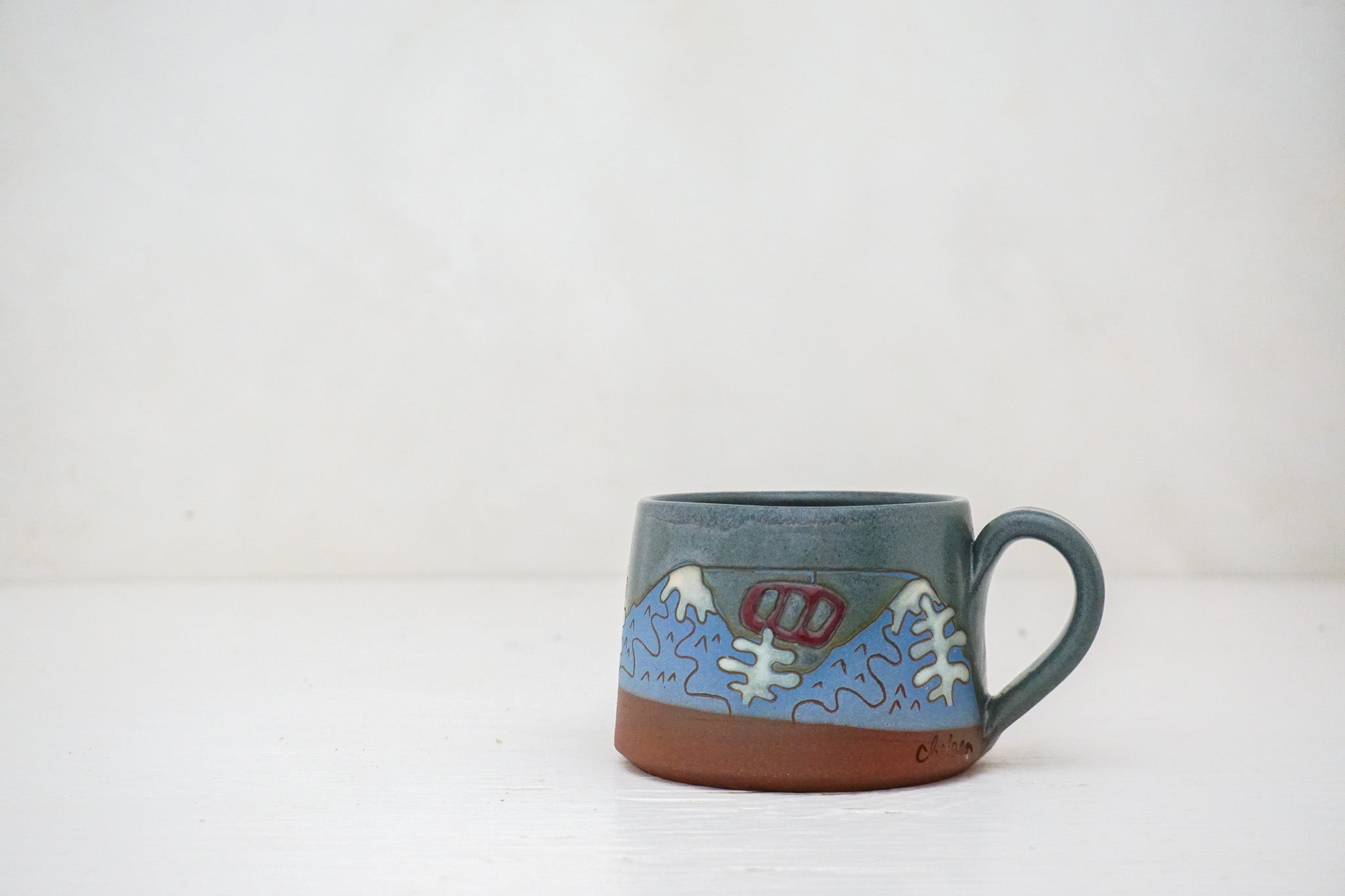 Gondola short mug in Stone
