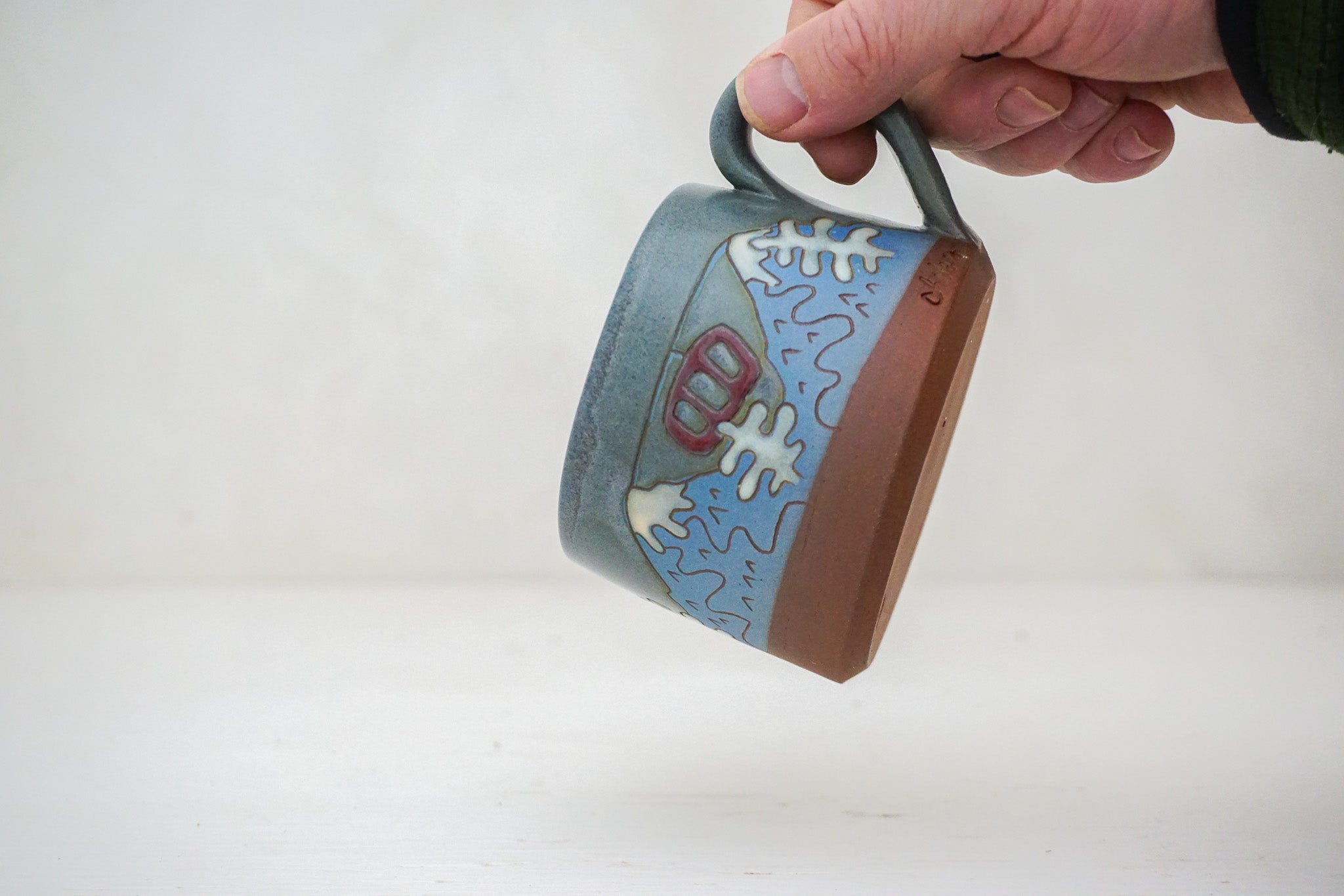 Gondola short mug in Stone