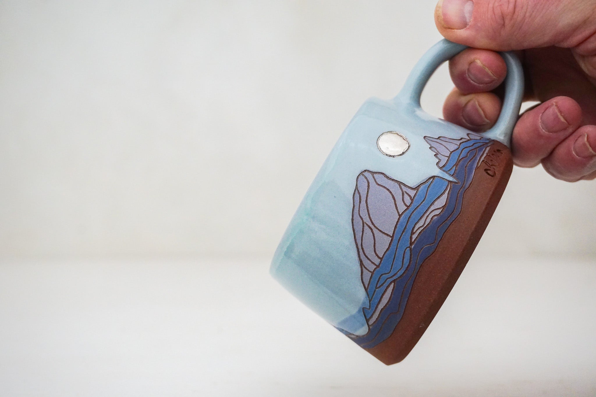 E Teton Mug in Ira Blue