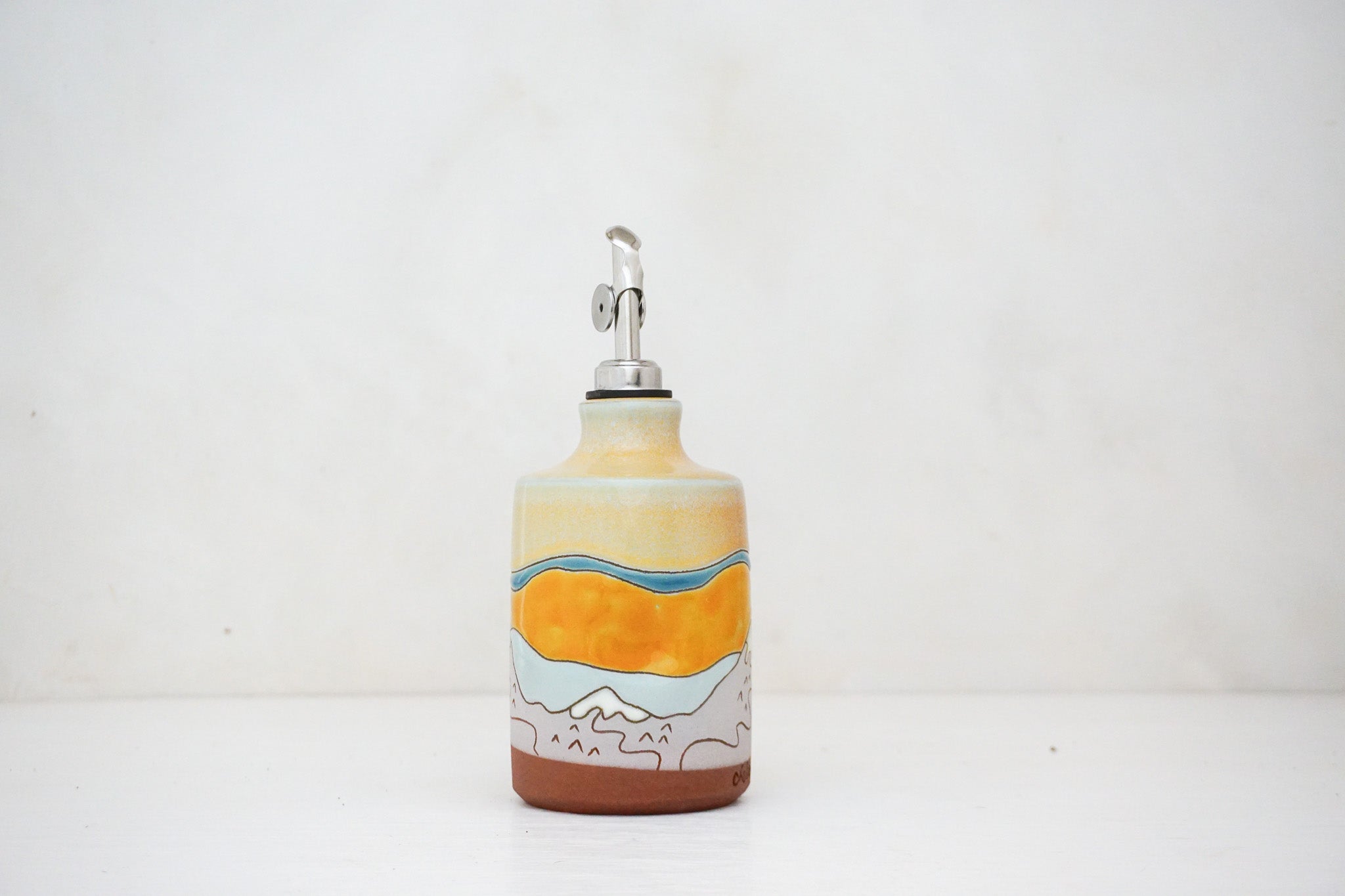 Skylines Olive Oil Pour in Ira Peach