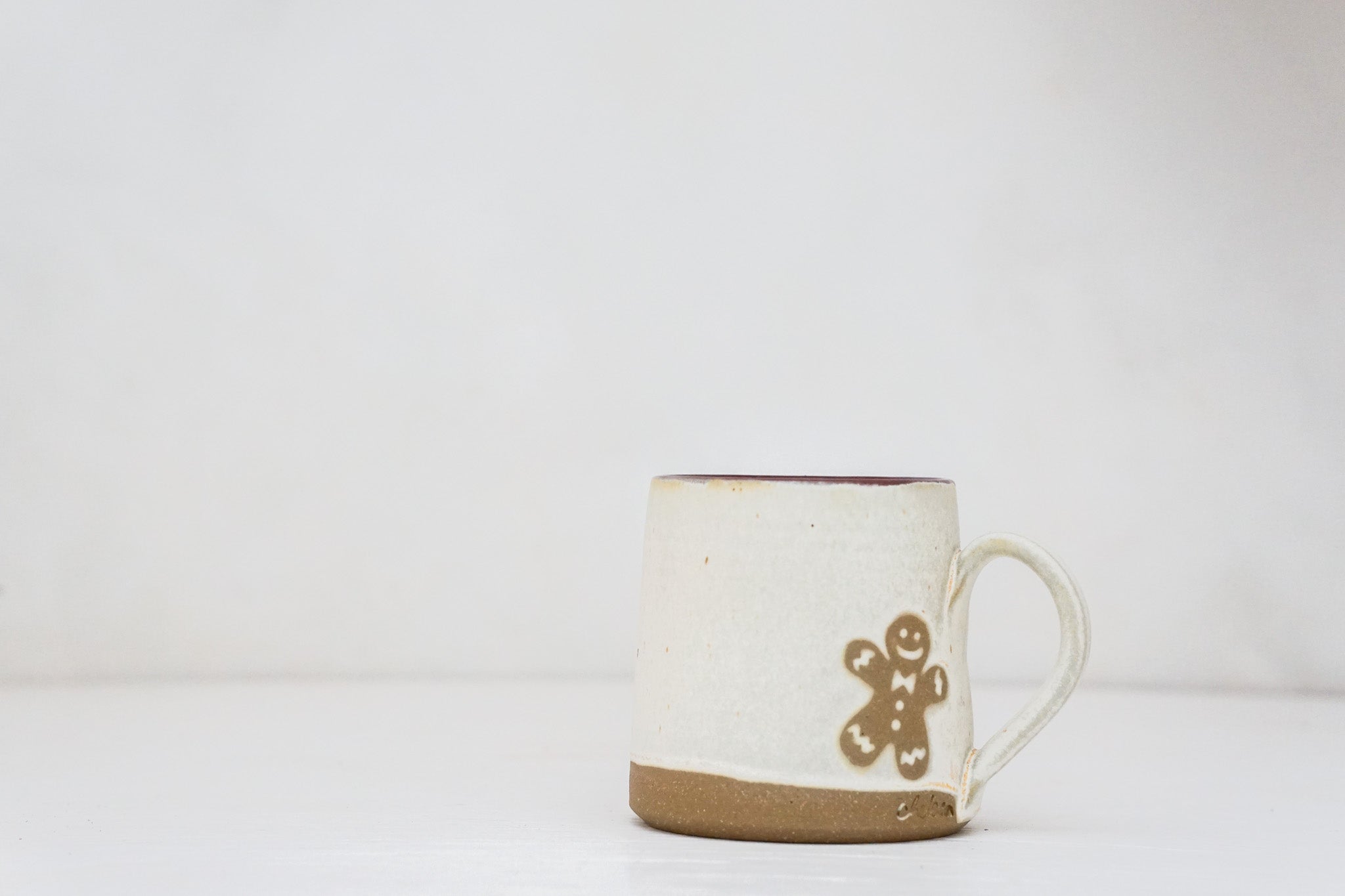Plains Gingerbread man mug in Bone 2