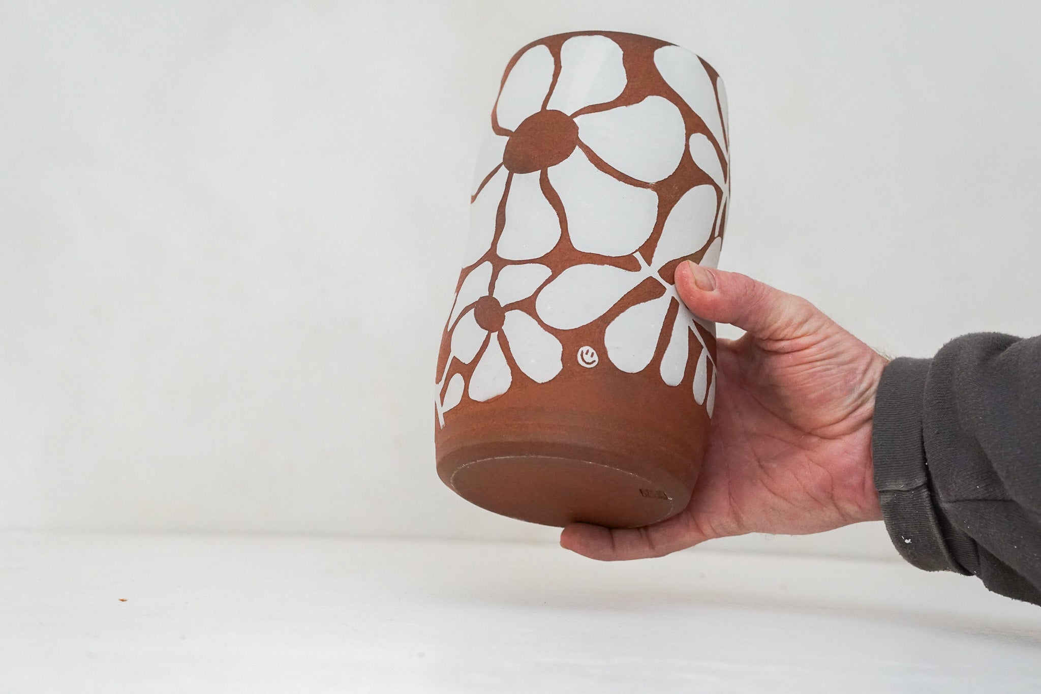 Carved Flower Vase