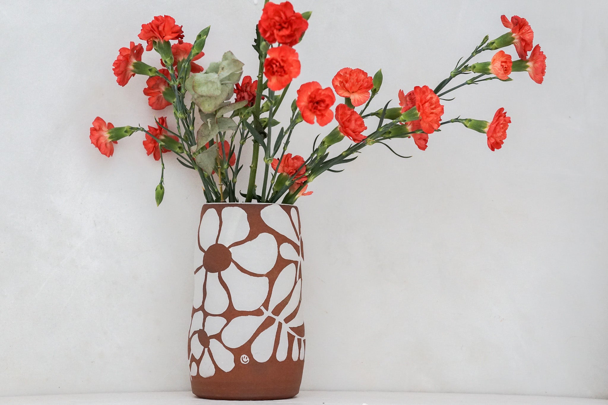 Carved Flower Vase