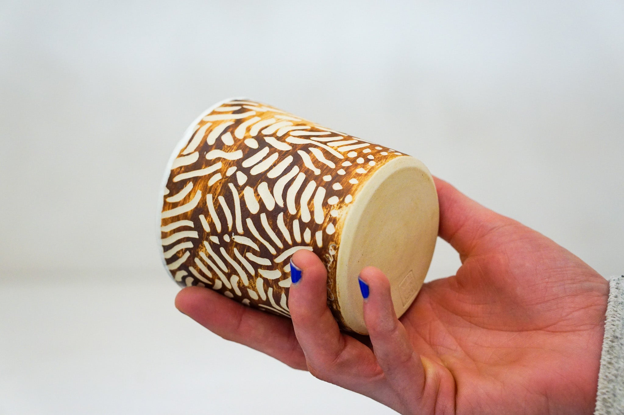 Carved cup