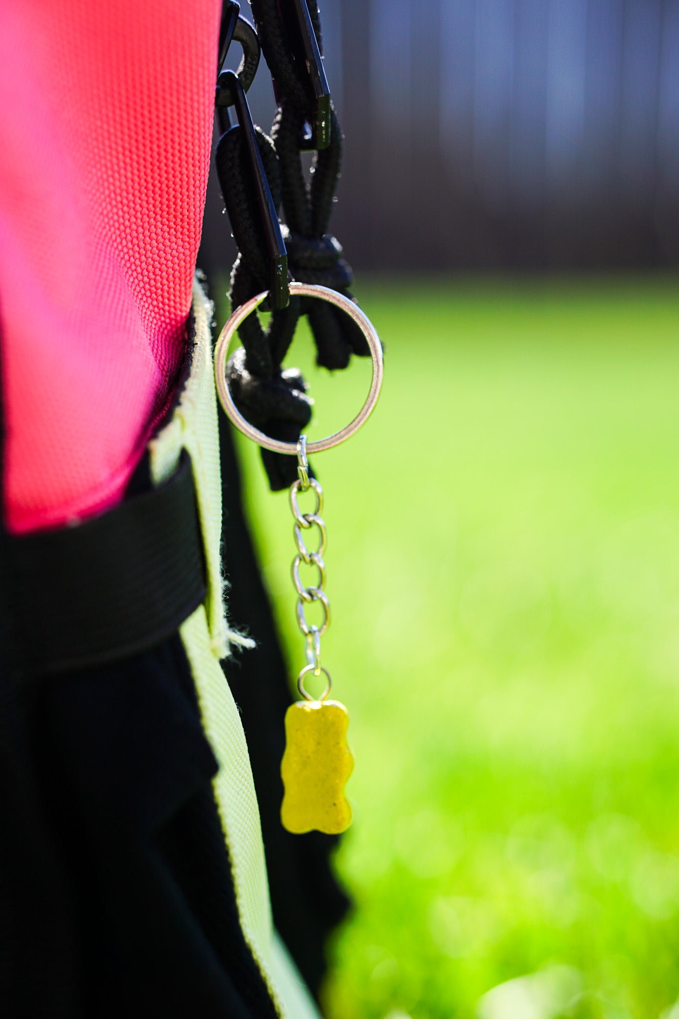 Gummy Bear Charm Keychain