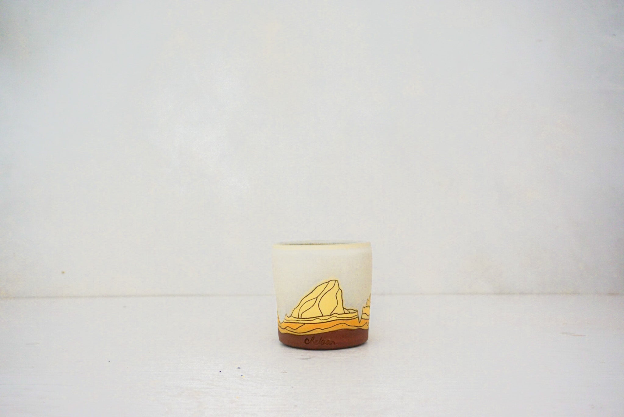 E Teton yellows cup in BONE