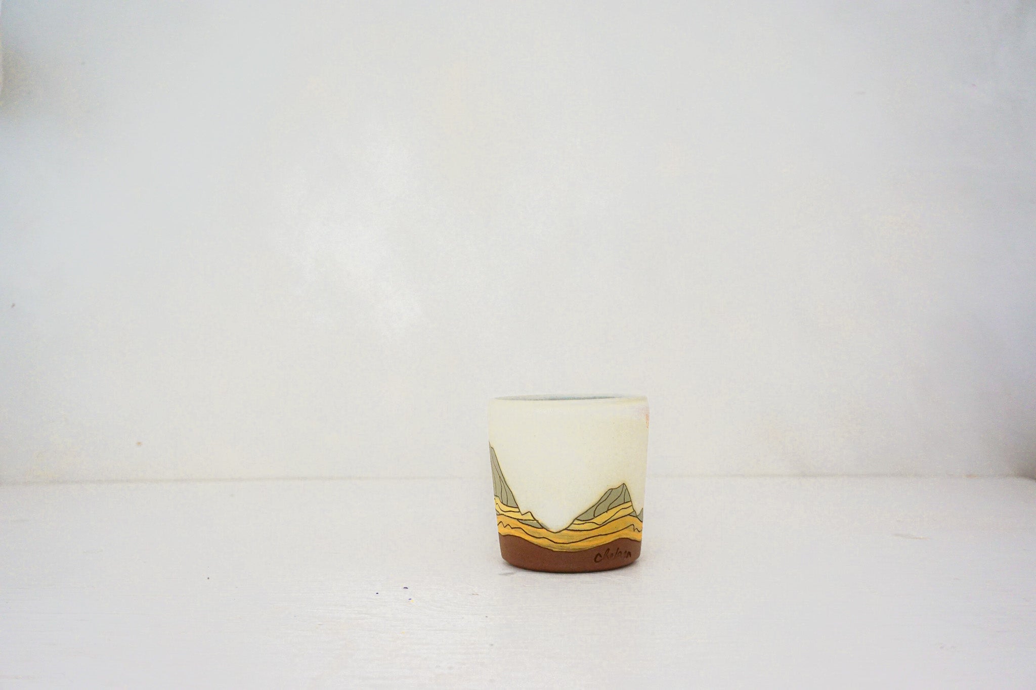 W Teton cup in BONE