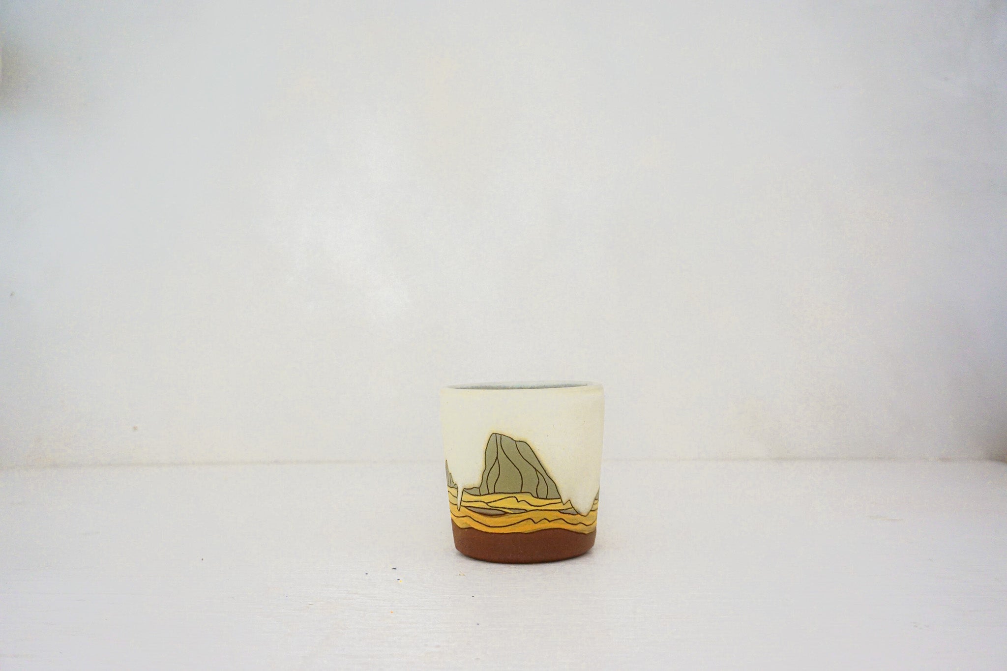 W Teton cup in BONE
