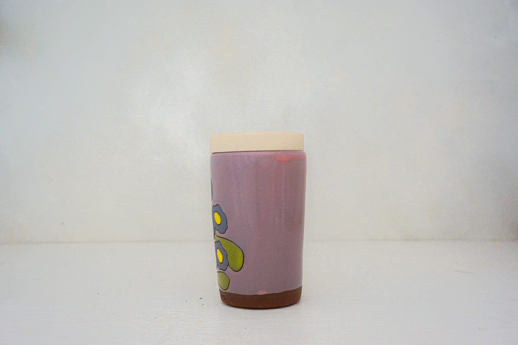 Flower Travel cup in BUBBLEGUM