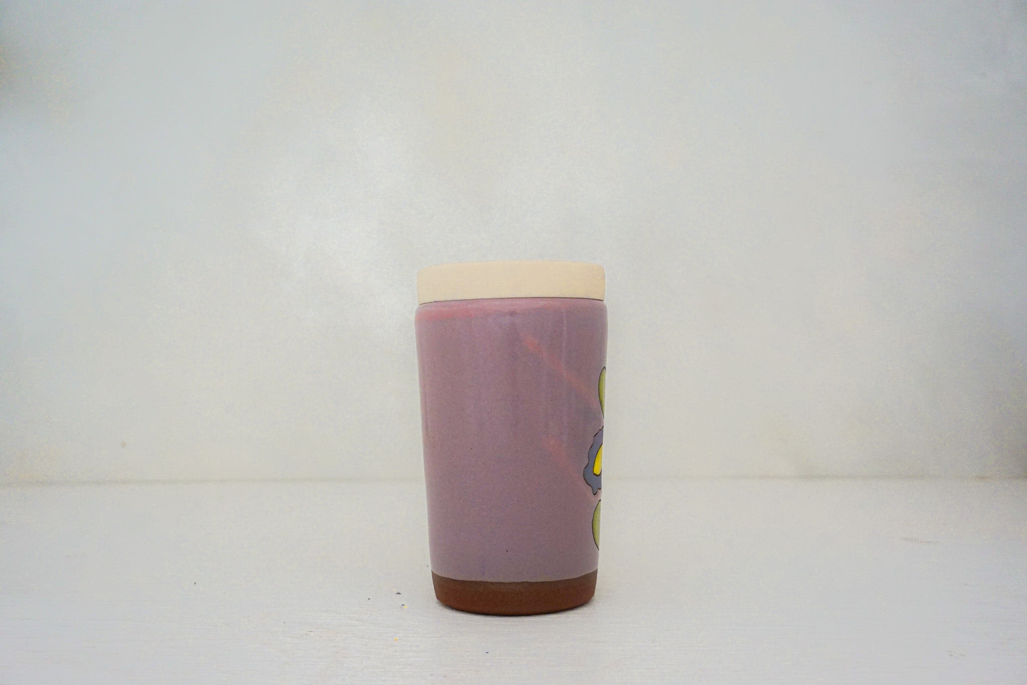 Flower Travel cup in BUBBLEGUM