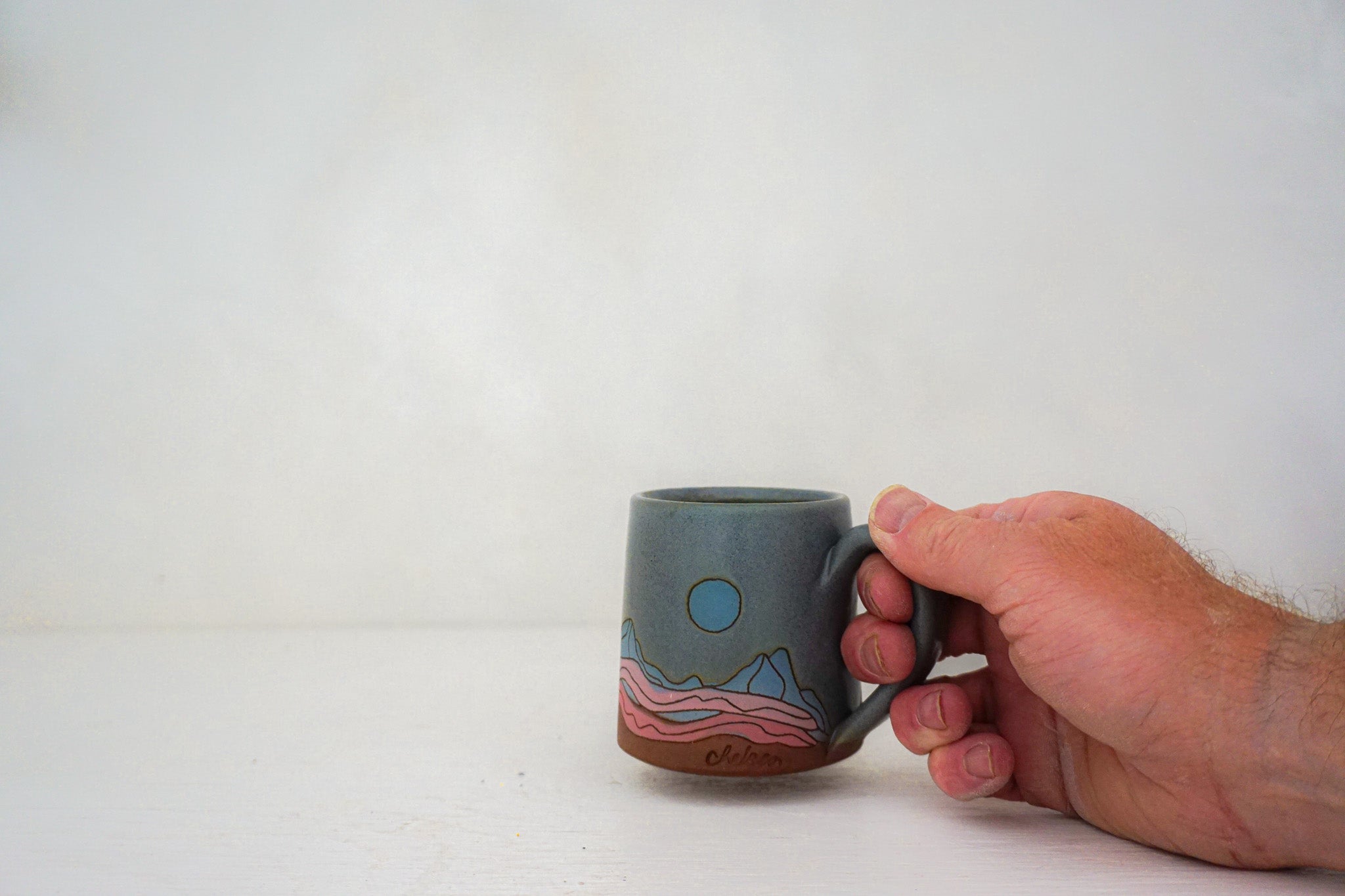 Mtn blue moon BB mug in Stone