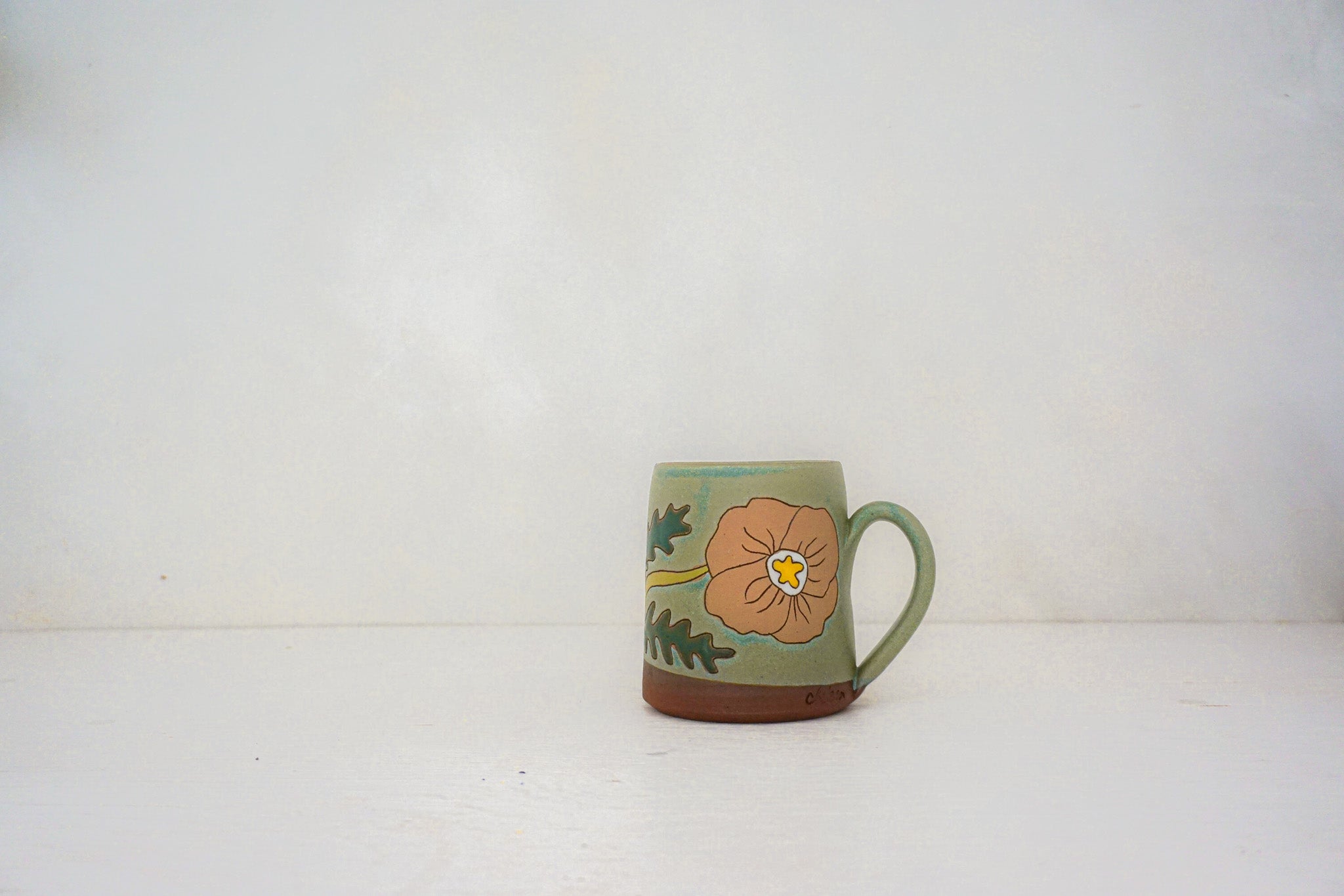 Poppy mug in LAKE*